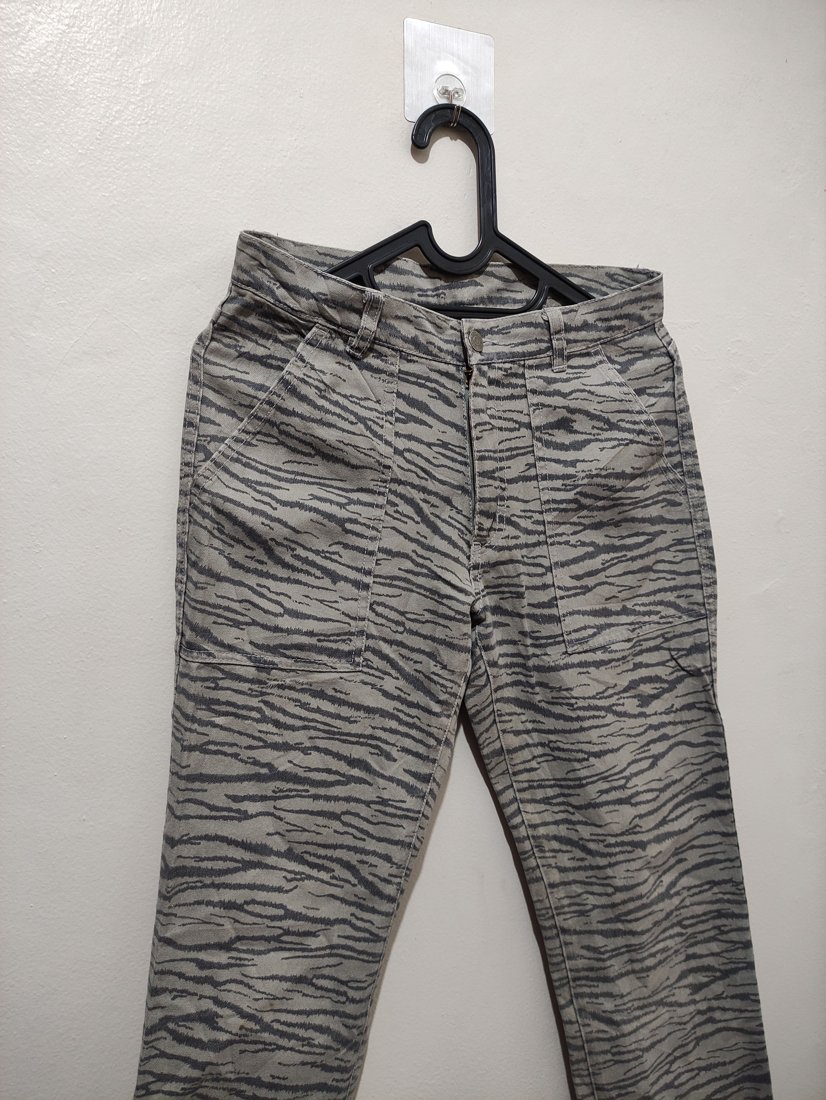 14th Addiction × Japanese Brand × Le Grande Bleu (L.G.B.) Right On Fatigue Pants Striped Motif Size US 30 / EU 46 - 11 Thumbnail