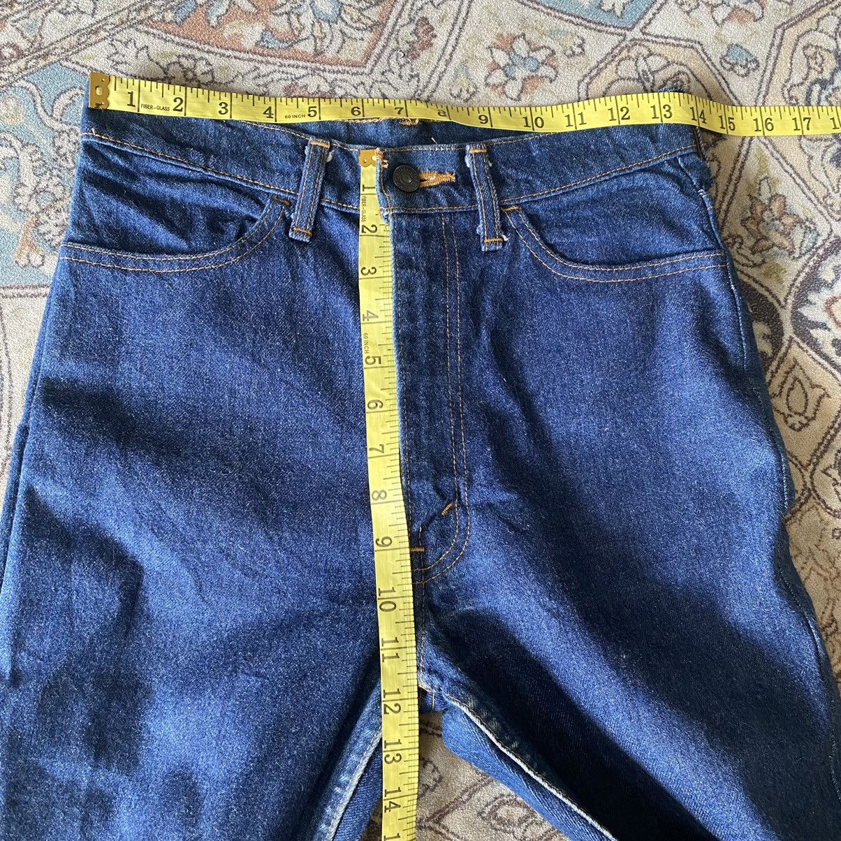 Levi's Vintage Levis 646 Super Flare Jeans 27x29 Size US 27 - 16 Thumbnail