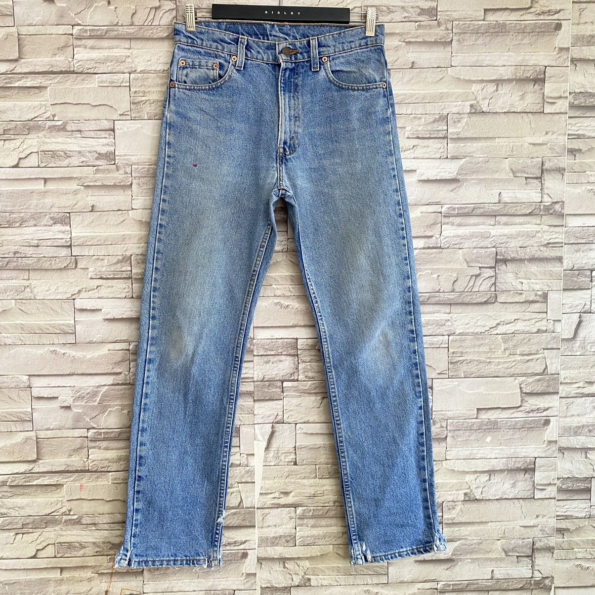 Levi's Vintage Levis 505 Distressed jeans Regular fit Size US 30 / EU 46 - 4 Thumbnail
