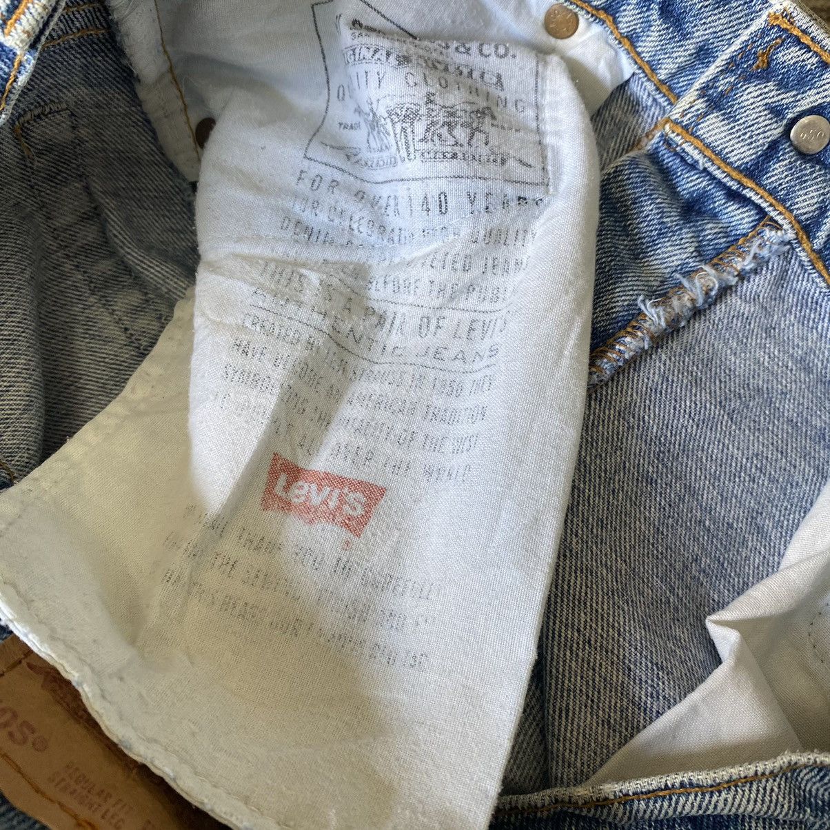 Levi's Vintage Levis 505 Distressed jeans Regular fit Size US 30 / EU 46 - 17 Thumbnail
