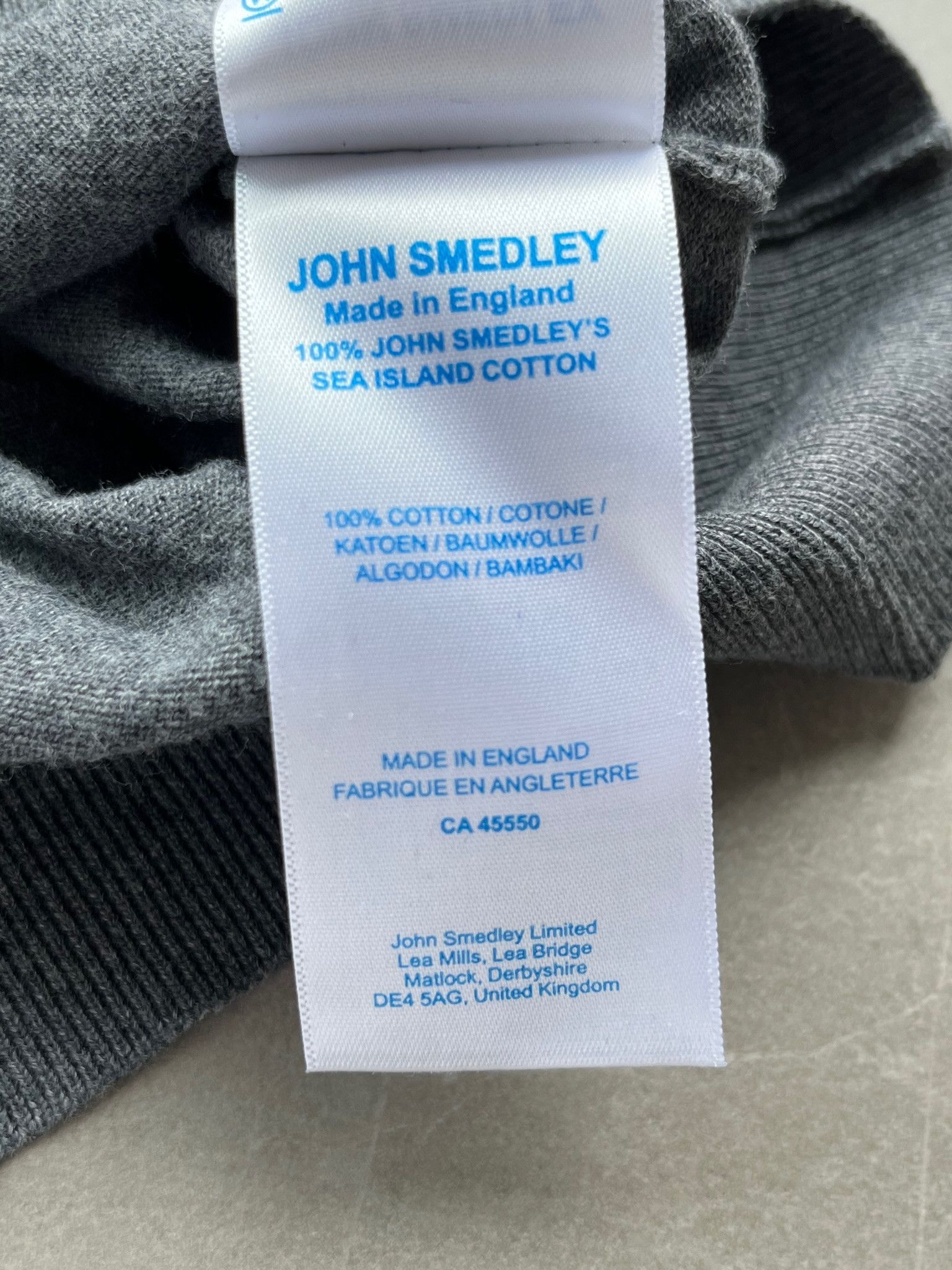 John Smedley John Smedley England Made Fine Knit Cotton Polo Sweater Size US S / EU 44-46 / 1 - 12 Thumbnail