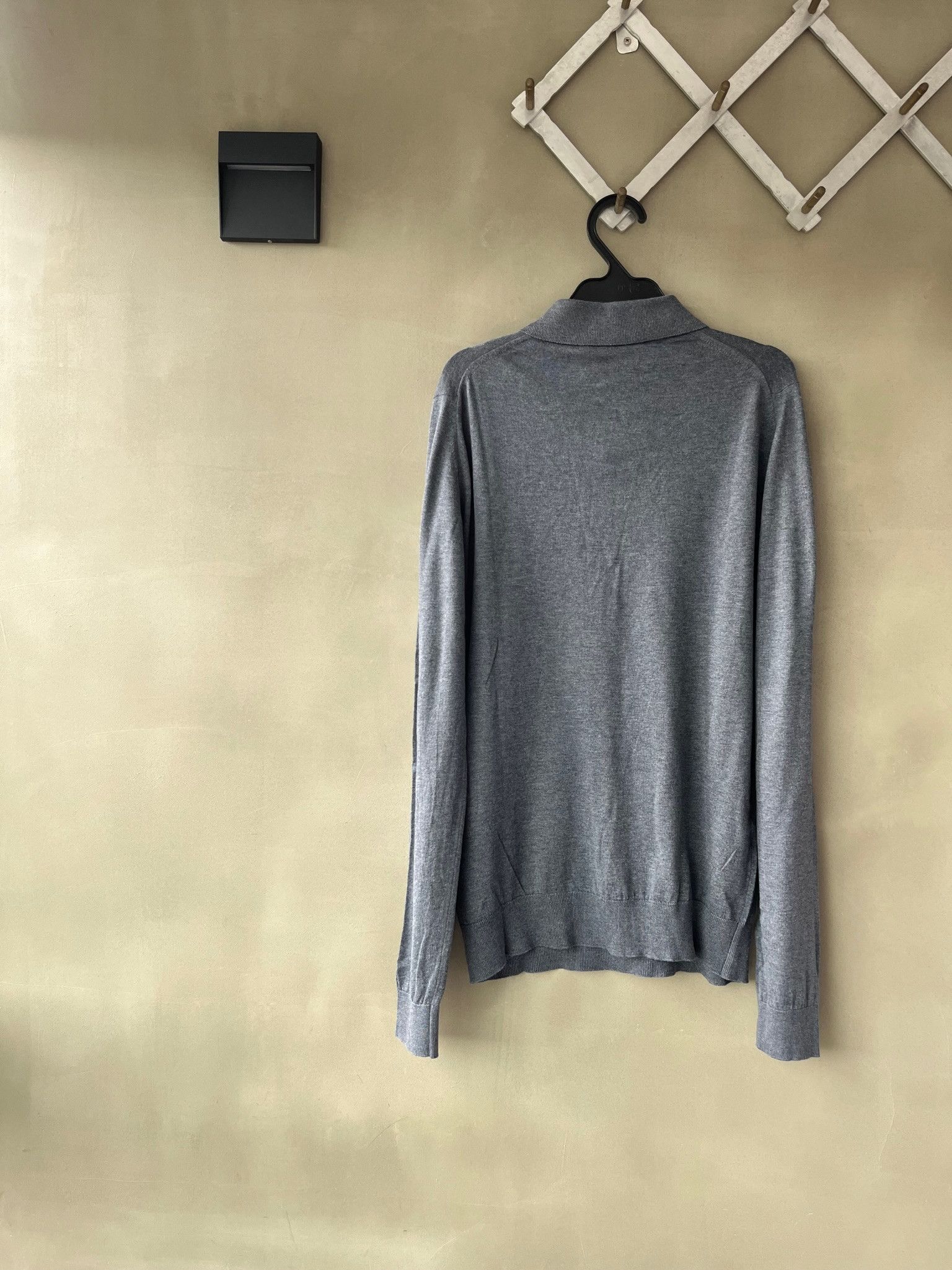 John Smedley John Smedley England Made Fine Knit Cotton Polo Sweater Size US S / EU 44-46 / 1 - 3 Thumbnail