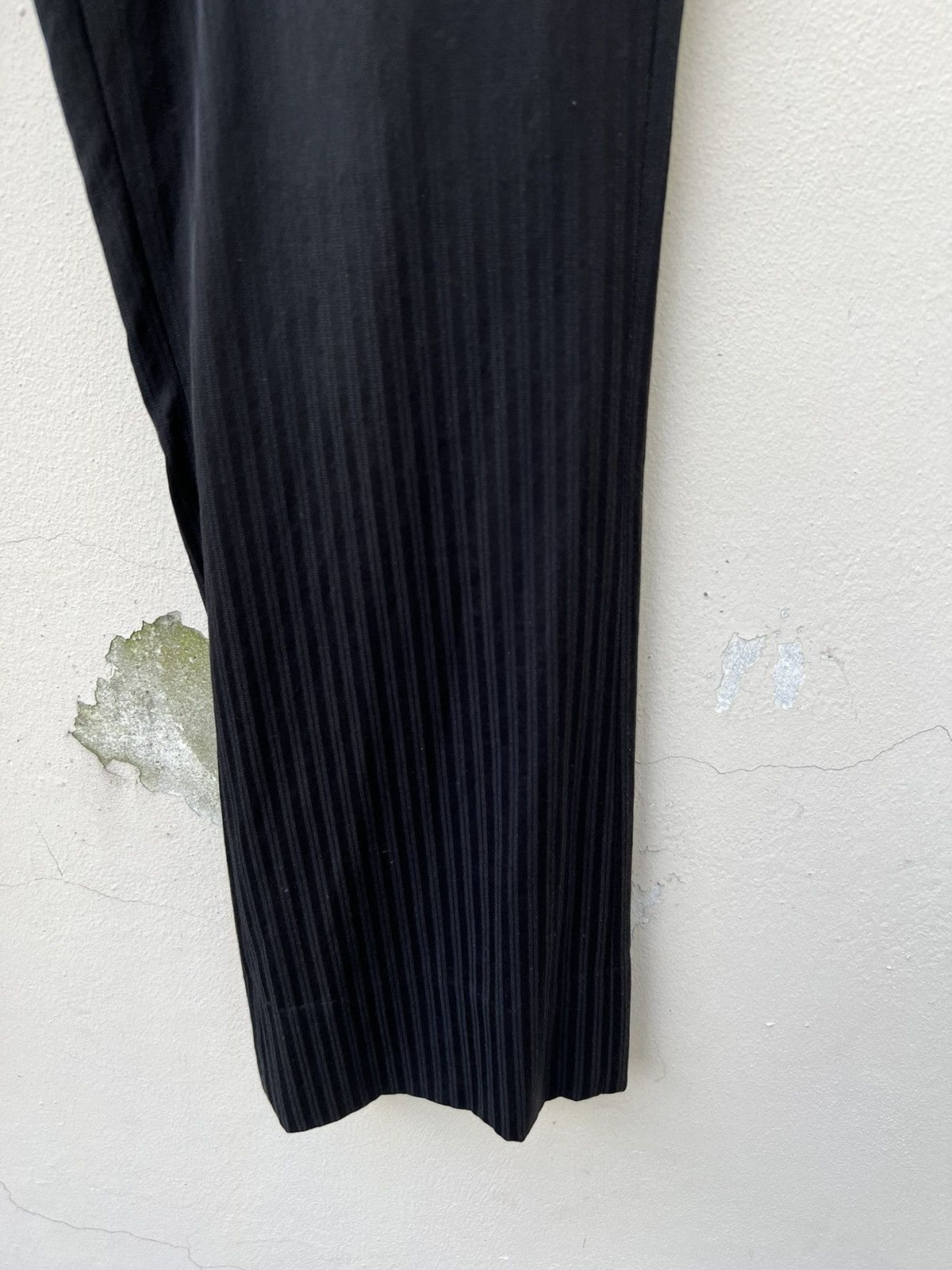 Katharine Hamnett London KHL Striped Rayon Blend Cropped Flare Trouser Size US 30 / EU 46 - 7 Thumbnail