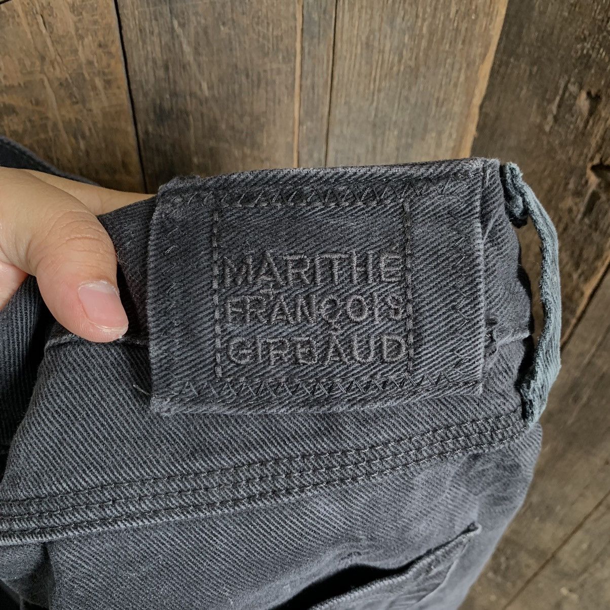 Marithe + Francois Girbaud Vtg Marithe Francois Girbaud Distressed Denim Jeans Size US 39 - 6 Thumbnail