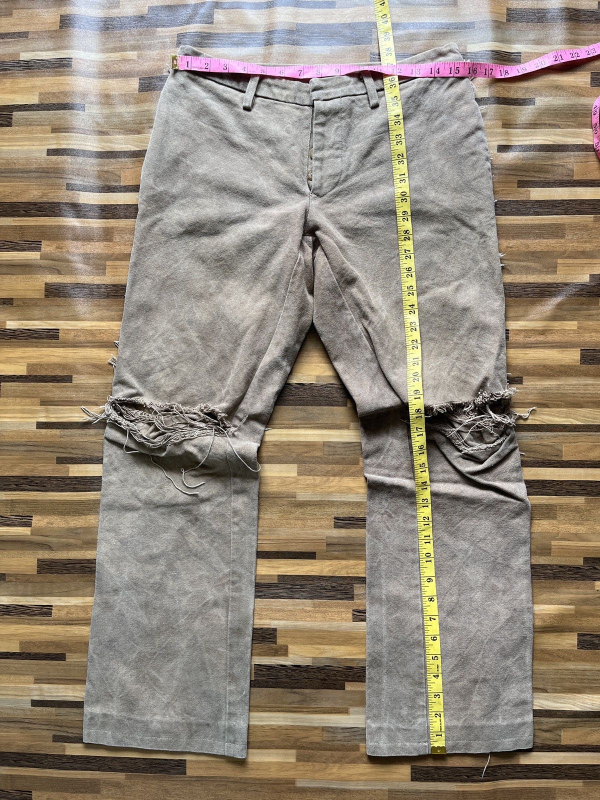RIPVANWINKLE × Vintage Rip Van Winkle Ripped Classic Denim Made In Japan Size US 30 / EU 46 - 4 Thumbnail