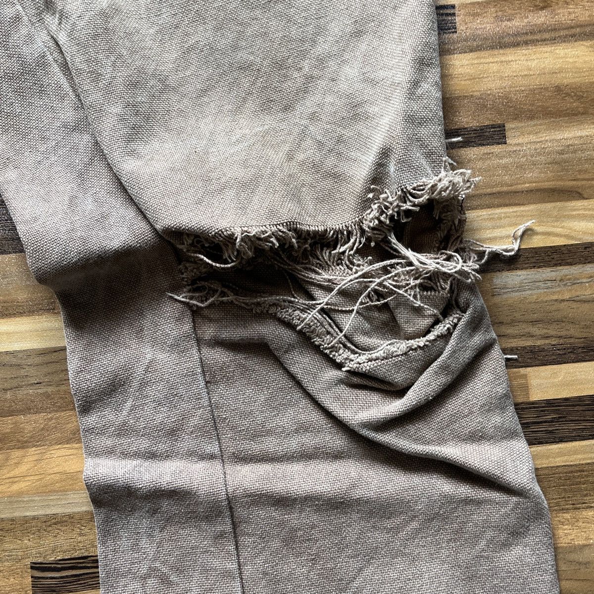 RIPVANWINKLE × Vintage Rip Van Winkle Ripped Classic Denim Made In Japan Size US 30 / EU 46 - 10 Thumbnail