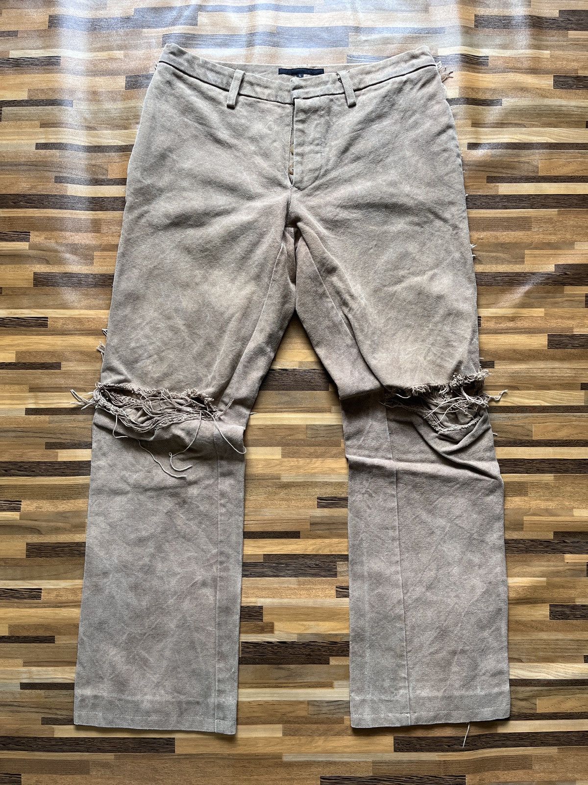 RIPVANWINKLE × Vintage Rip Van Winkle Ripped Classic Denim Made In Japan Size US 30 / EU 46 - 16 Thumbnail