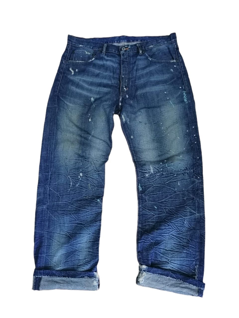 RL Distressed Painter Jeans Denim