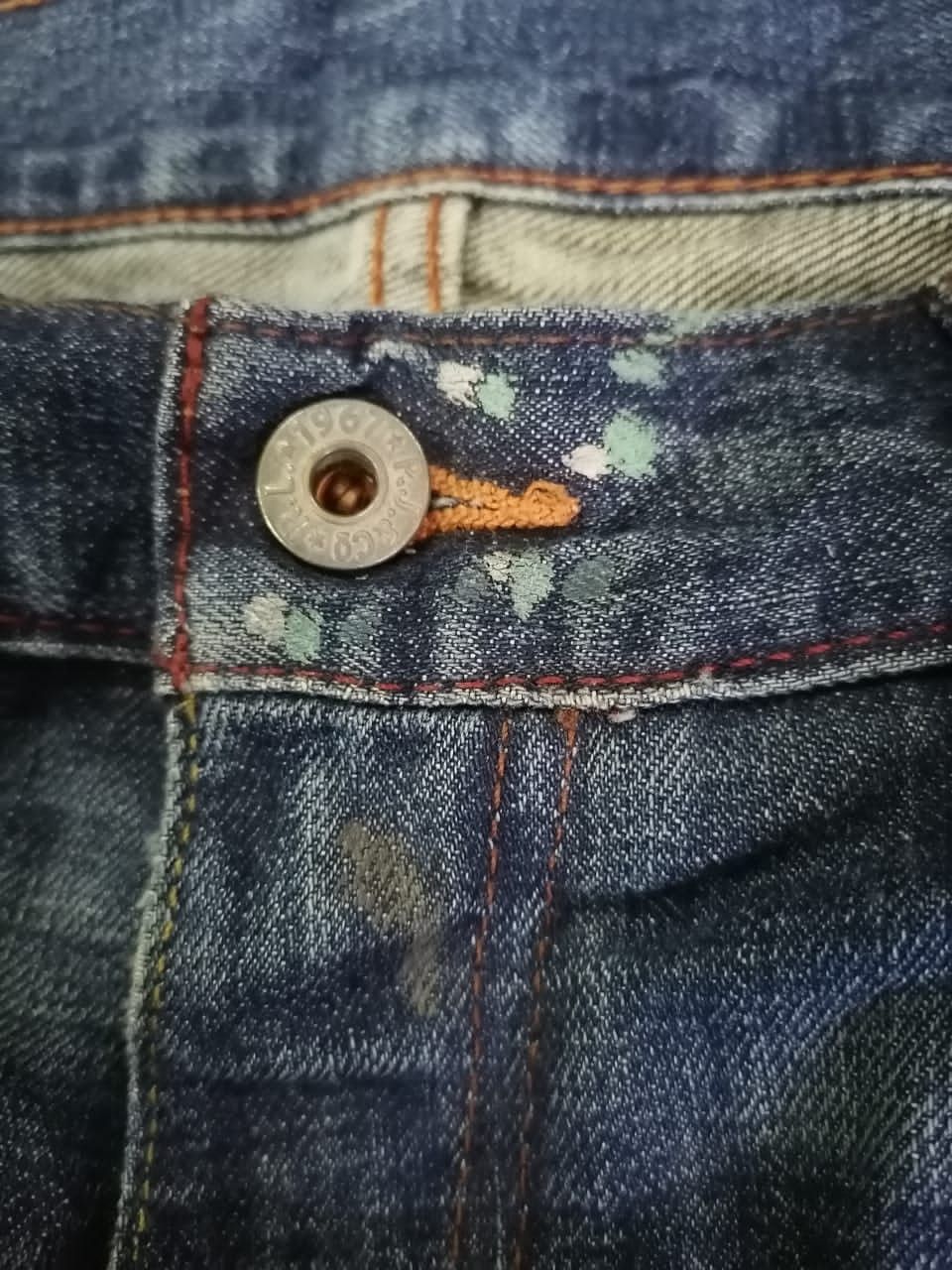 Ralph Lauren RL Distressed Painter Jeans Size US 38 / EU 54 - 10 Thumbnail