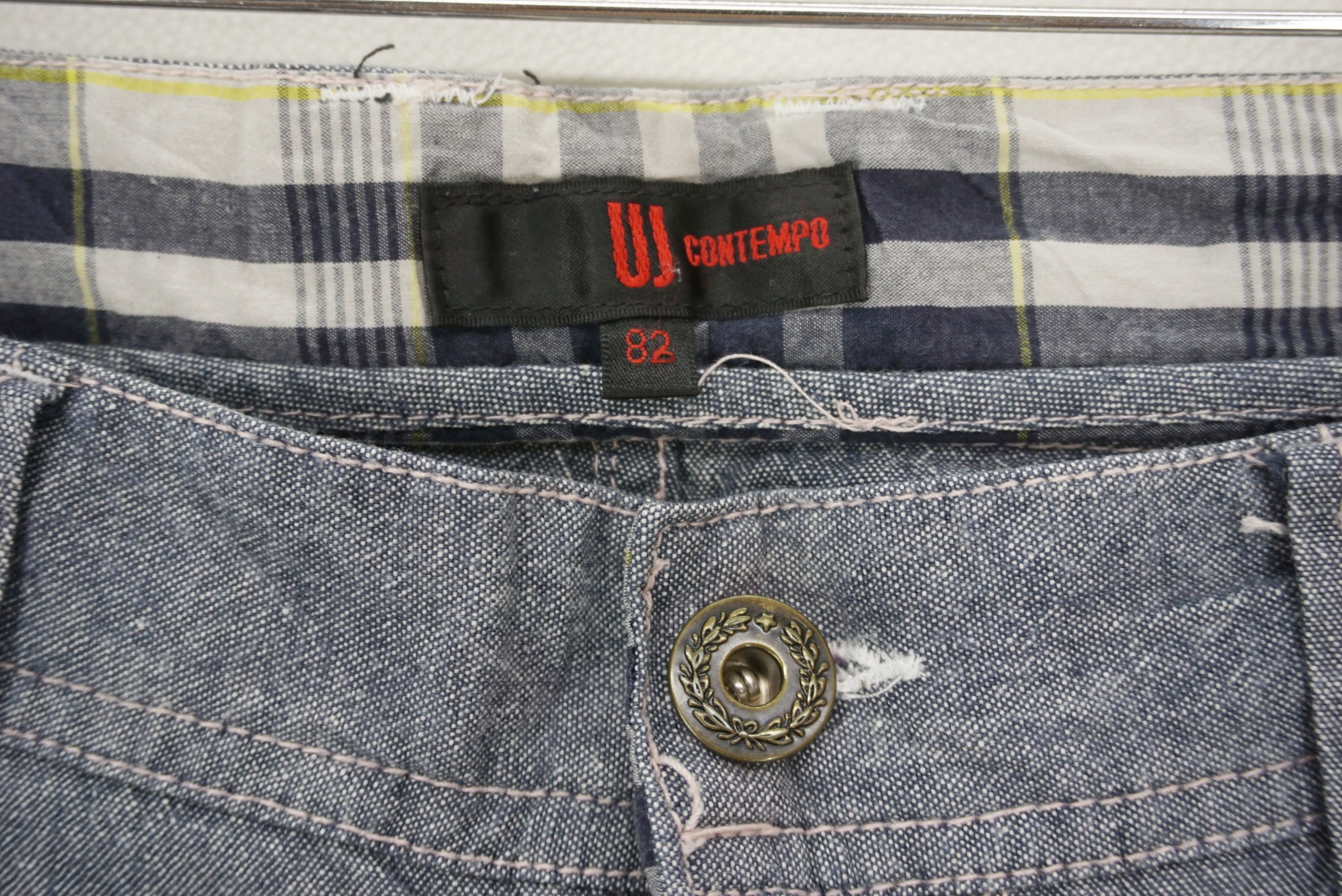 Japanese Brand UJ Contempo Carpenter Jeans Hickory Skateboard Jeans Size US 34 / EU 50 - 9 Thumbnail