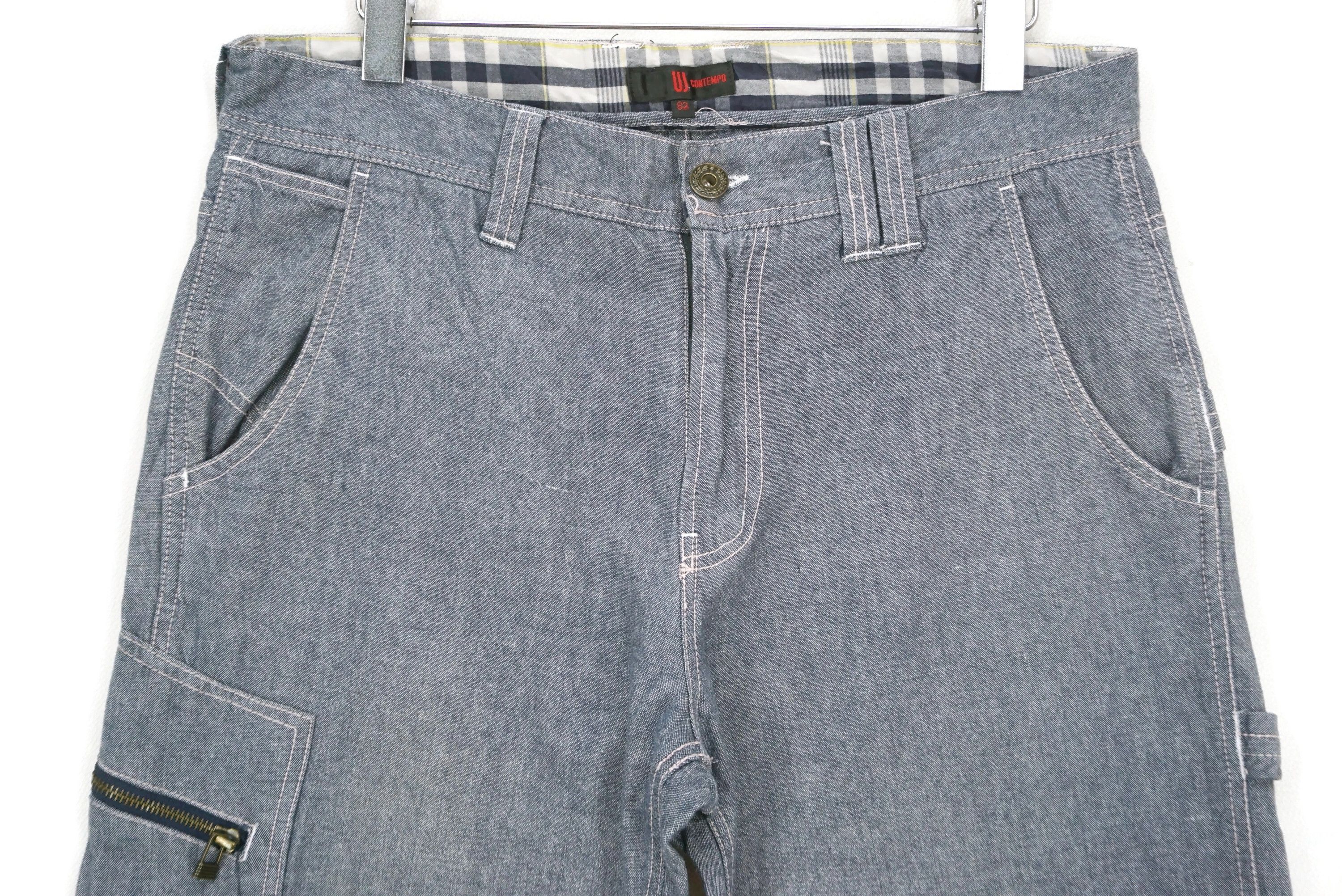 Japanese Brand UJ Contempo Carpenter Jeans Hickory Skateboard Jeans Size US 34 / EU 50 - 3 Thumbnail