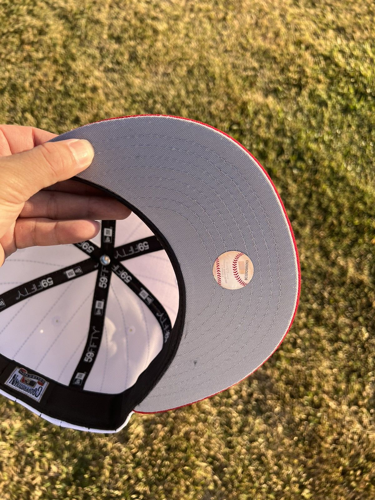 MLB × New Era 7 Stash1250 Chicago Cubs Foul Balls Patch Pinstripe Size ONE SIZE - 3 Thumbnail