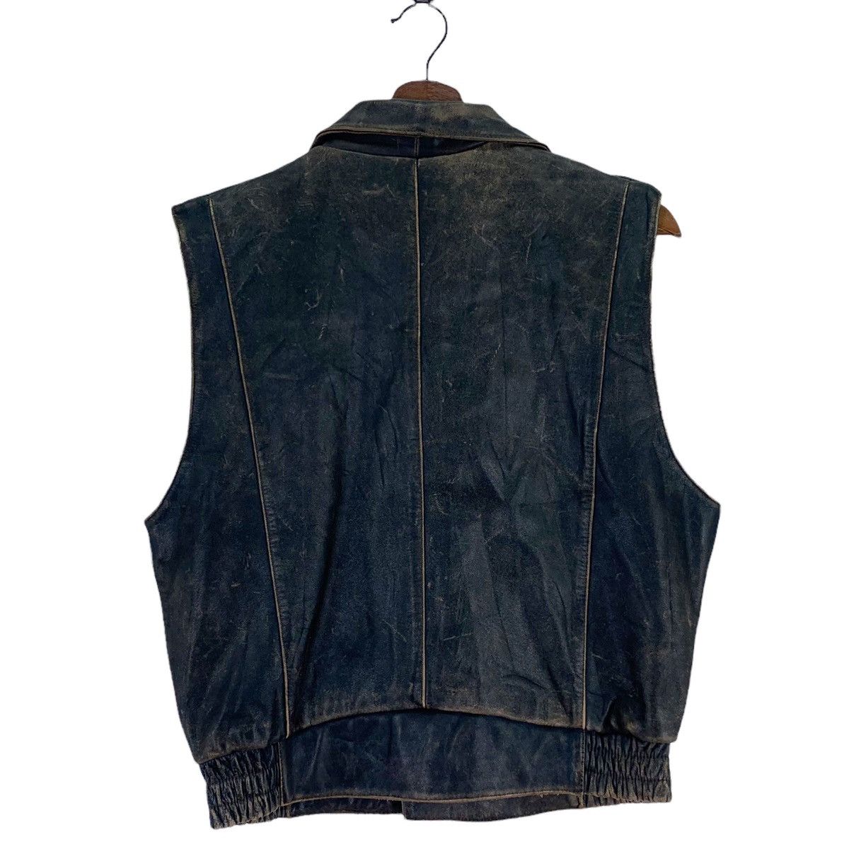 Genuine Leather × Leather Vintage Super Rider Leather Black Jacket Size US L / EU 52-54 / 3 - 6 Thumbnail