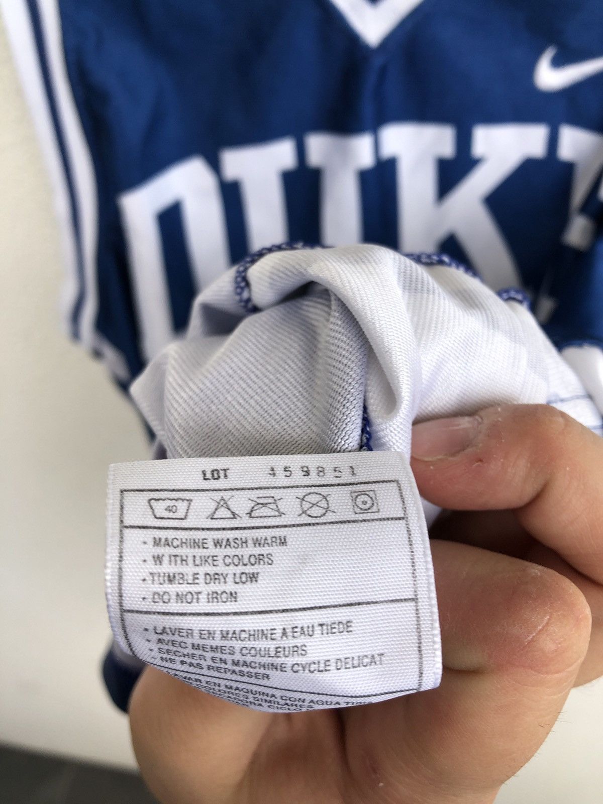 Nike Nike vintage Duke jersey nr3 90s rare Size US M / EU 48-50 / 2 - 6 Thumbnail