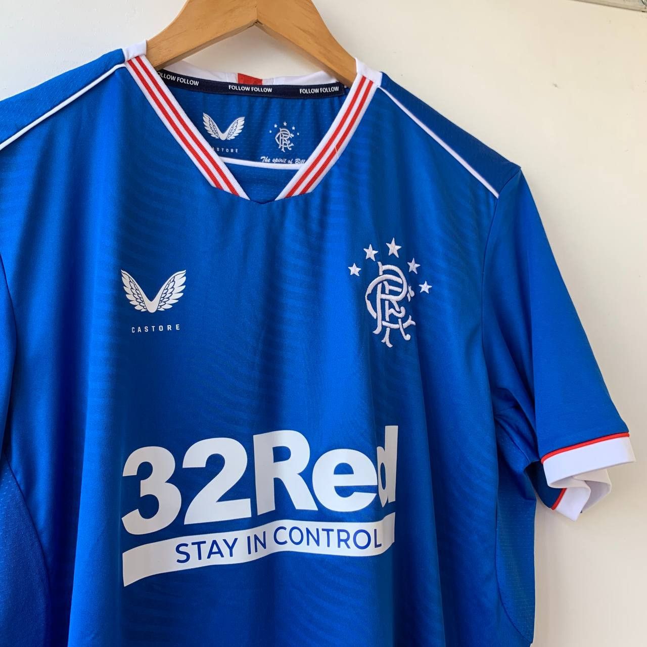 Castore Rangers NIKOLE Glasgow CASTORE Soccer Jersey Size US L / EU 52-54 / 3 - 5 Thumbnail