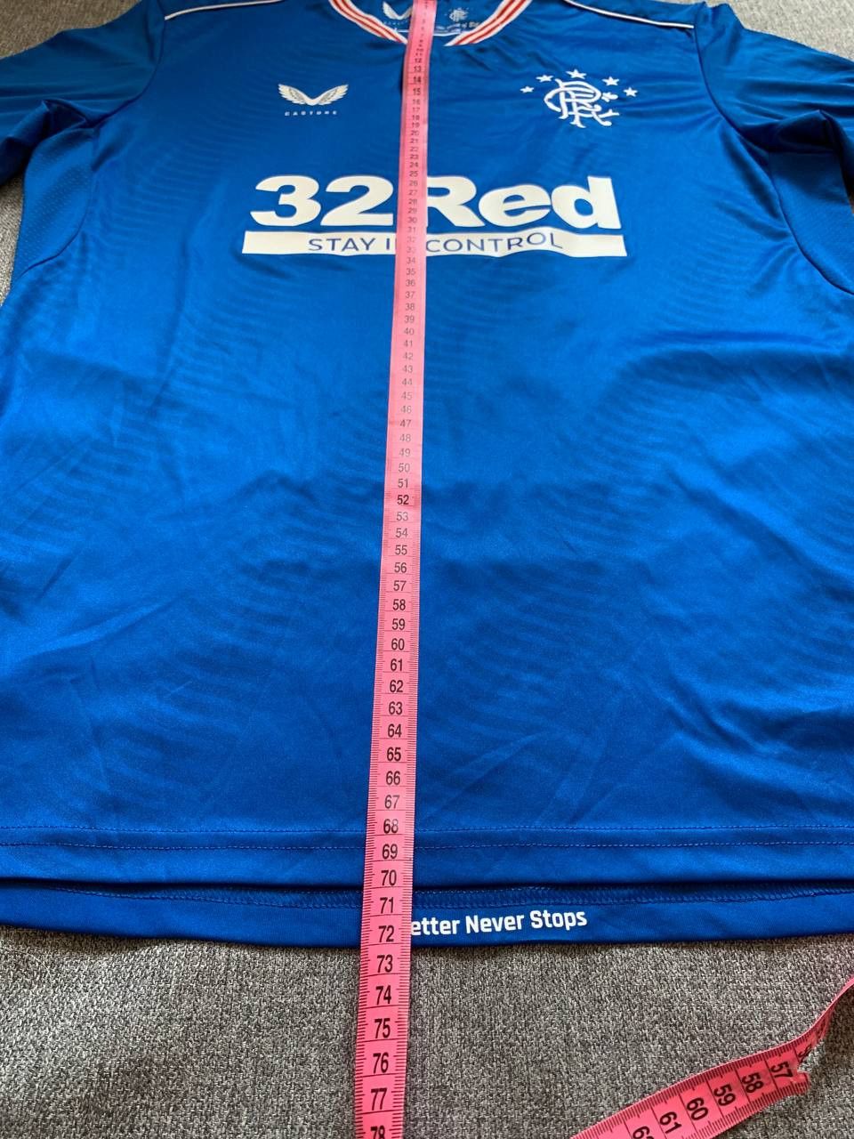 Castore Rangers NIKOLE Glasgow CASTORE Soccer Jersey Size US L / EU 52-54 / 3 - 12 Thumbnail