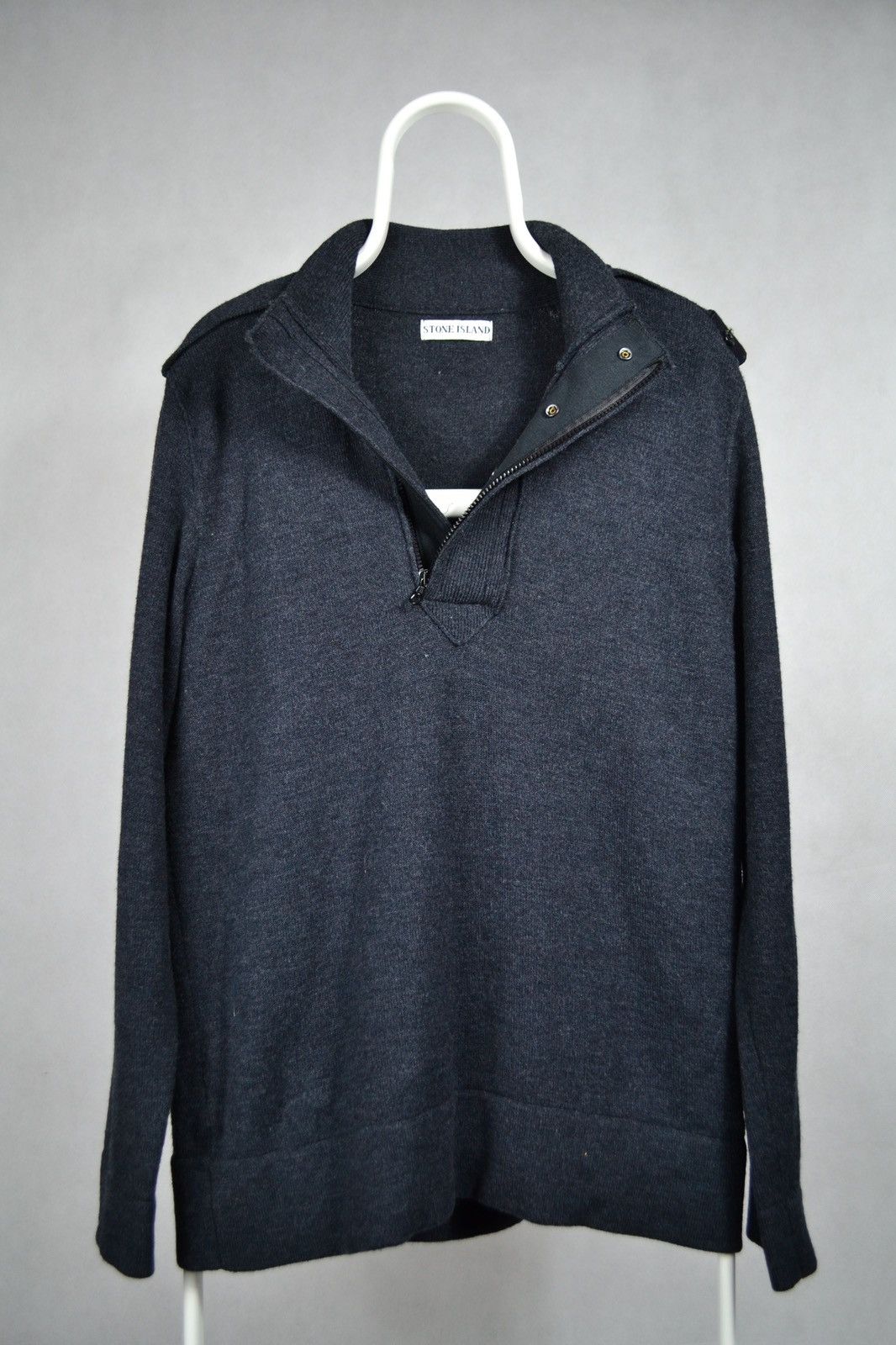 Stone Island Stone island 1.4 zip wool sweater Size US XXL / EU 58 / 5 - 2 Thumbnail