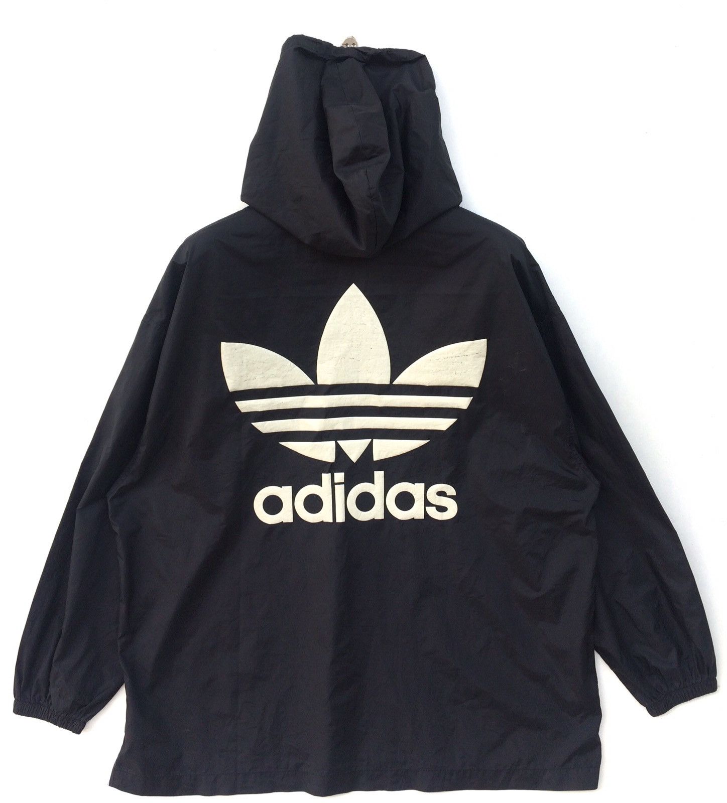 True 90s Adidas Trefoil Big Logo Light Windbreaker Pullover