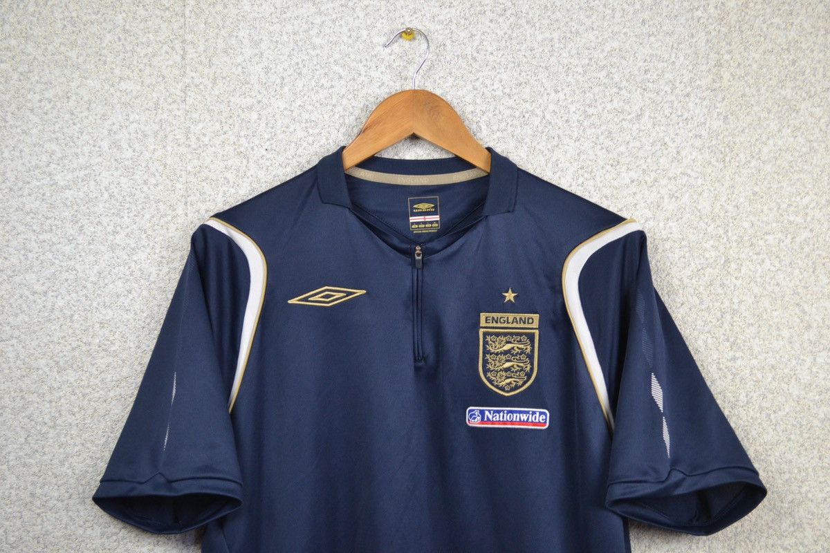Umbro England training polo zip Umbro soccer football shirt jersey Size US L / EU 52-54 / 3 - 3 Thumbnail