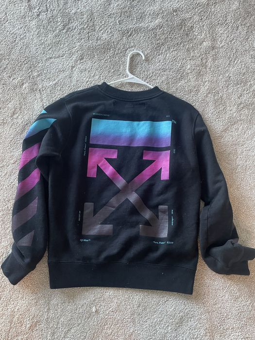 Off white diagonal gradient hot sale sweatshirt