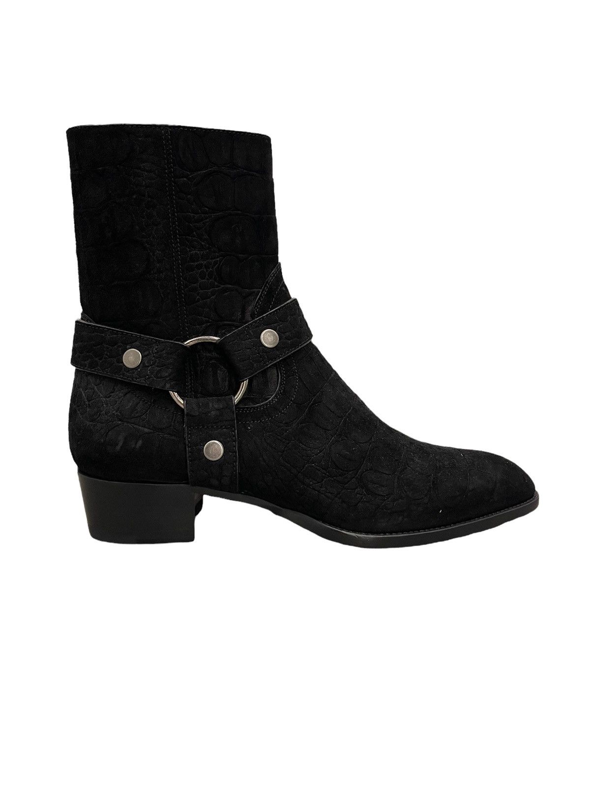Saint Laurent Paris Saint Laurent Wyatt Harness Crocodile Boots
