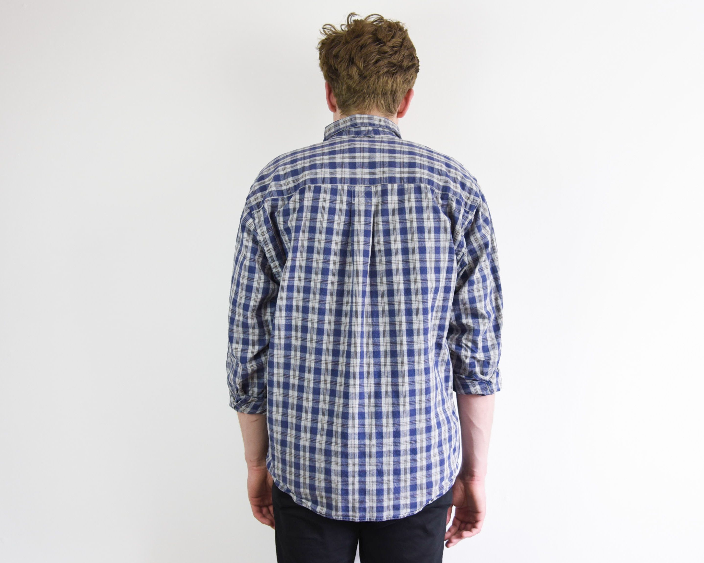 Eddie Bauer × Vintage Vintage Men Shirt M Check Long Sleeved Button Up Fannel Top Size US M / EU 48-50 / 2 - 7 Thumbnail