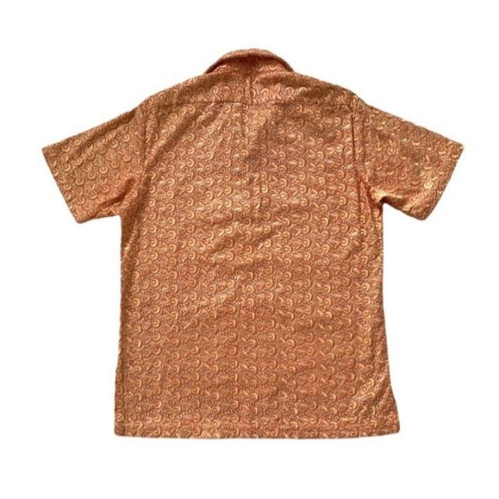Vintage 70s Guipure Lace Sanforized (USA) Polo Shirt Size US M / EU 48-50 / 2 - 5 Thumbnail