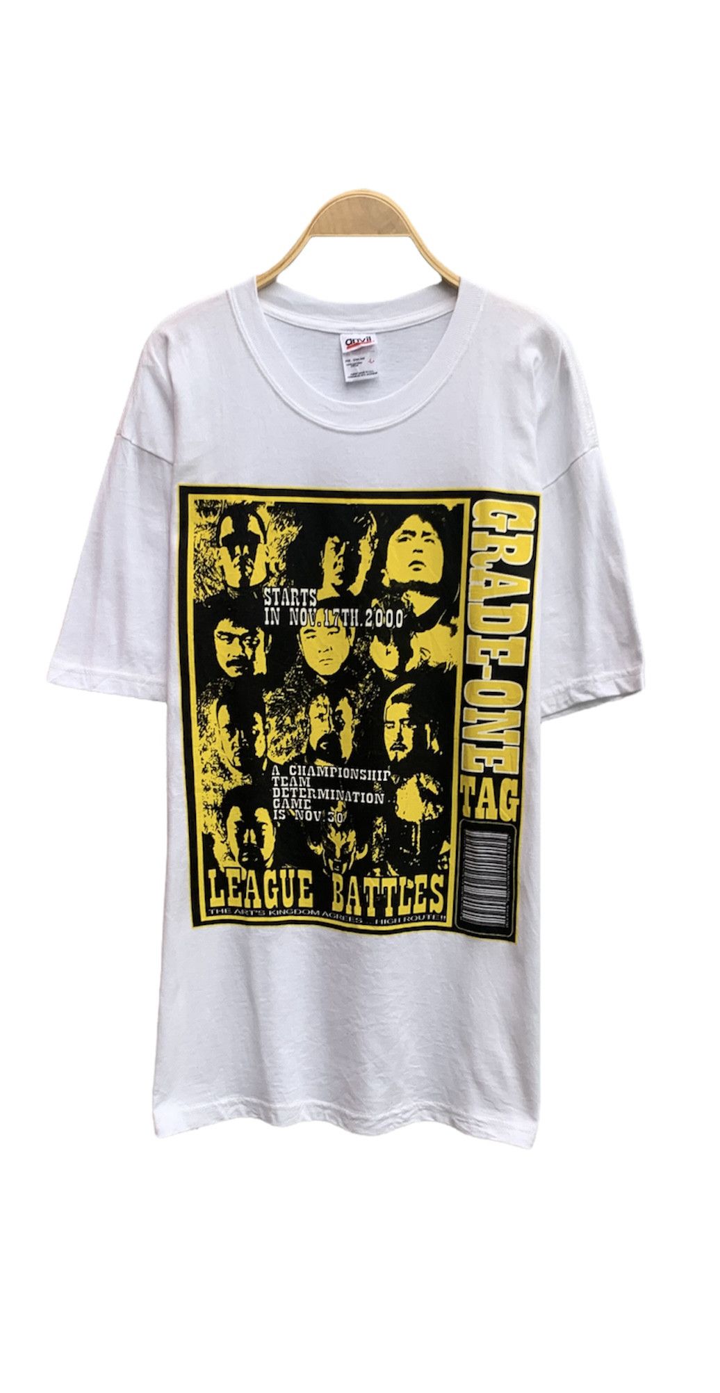 Anvil Vintage Wrestling Japan X NJPW X League Battles Tee Size US L / EU 52-54 / 3 - 1 Thumbnail