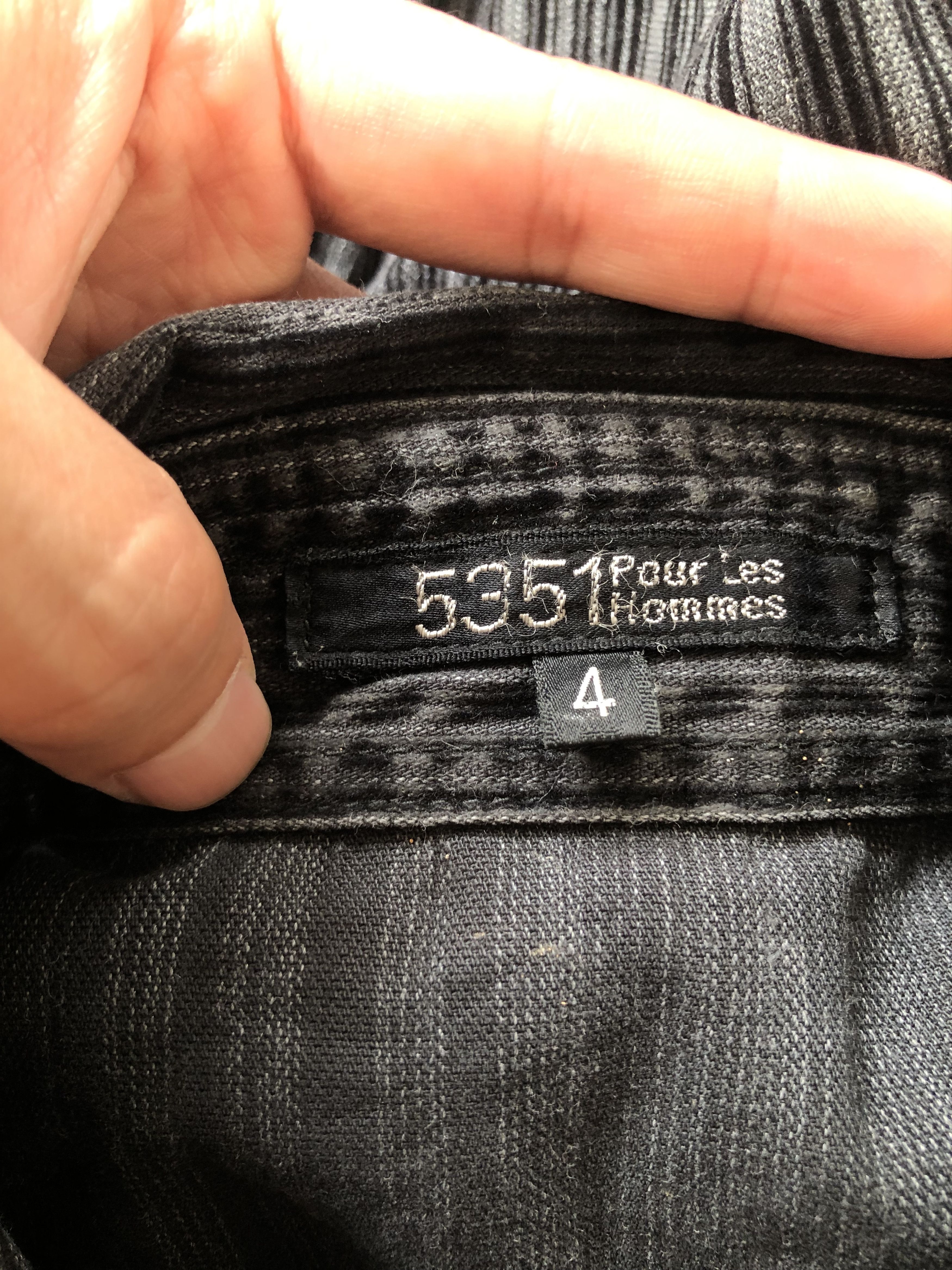 5351 POUR LES HOMMES CLASSIC WESTERN SNAP BUTTON JACKET MADE IN JAPAN Size US S / EU 44-46 / 1 - 8 Thumbnail