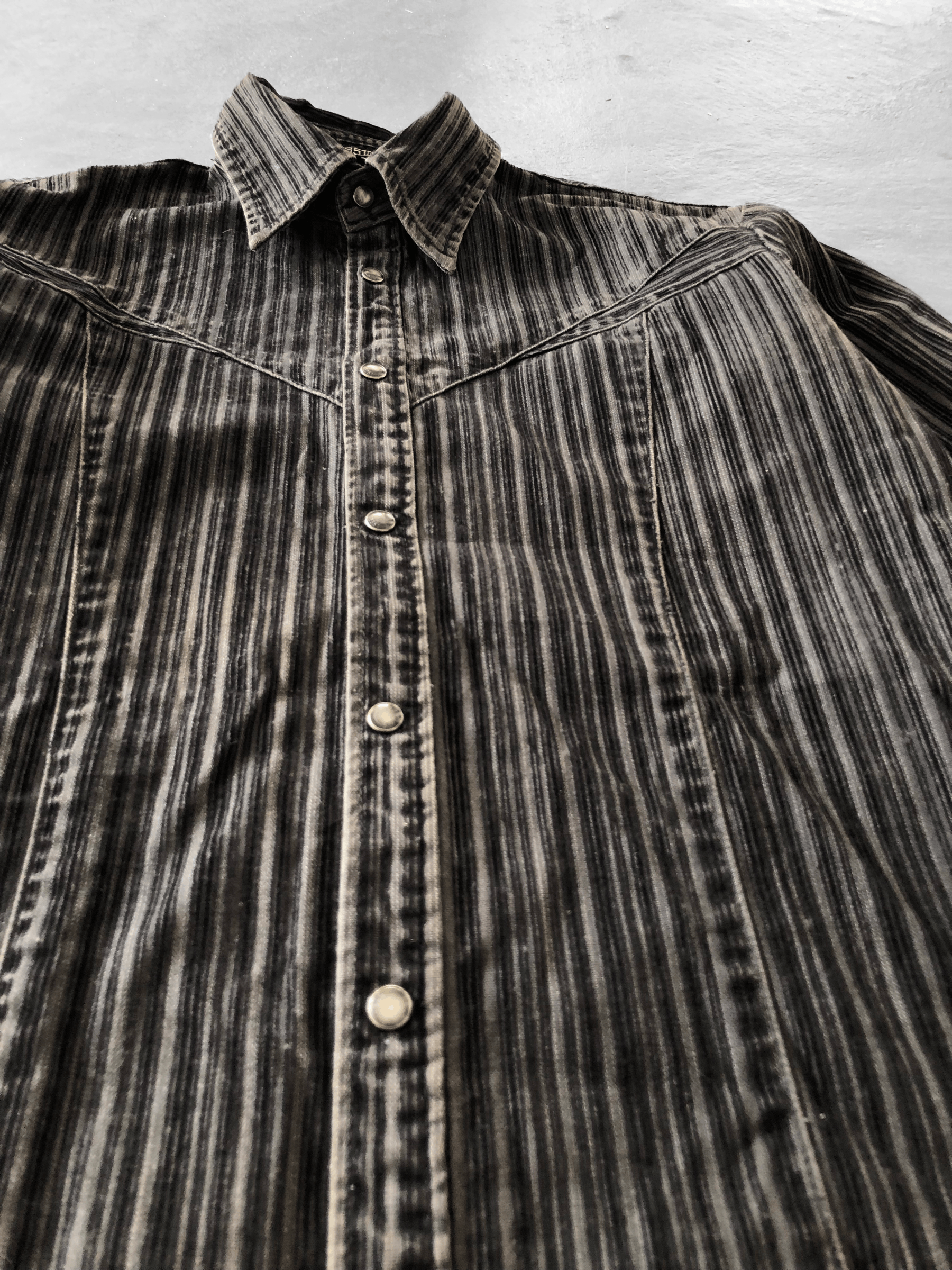 5351 POUR LES HOMMES CLASSIC WESTERN SNAP BUTTON JACKET MADE IN JAPAN Size US S / EU 44-46 / 1 - 4 Thumbnail