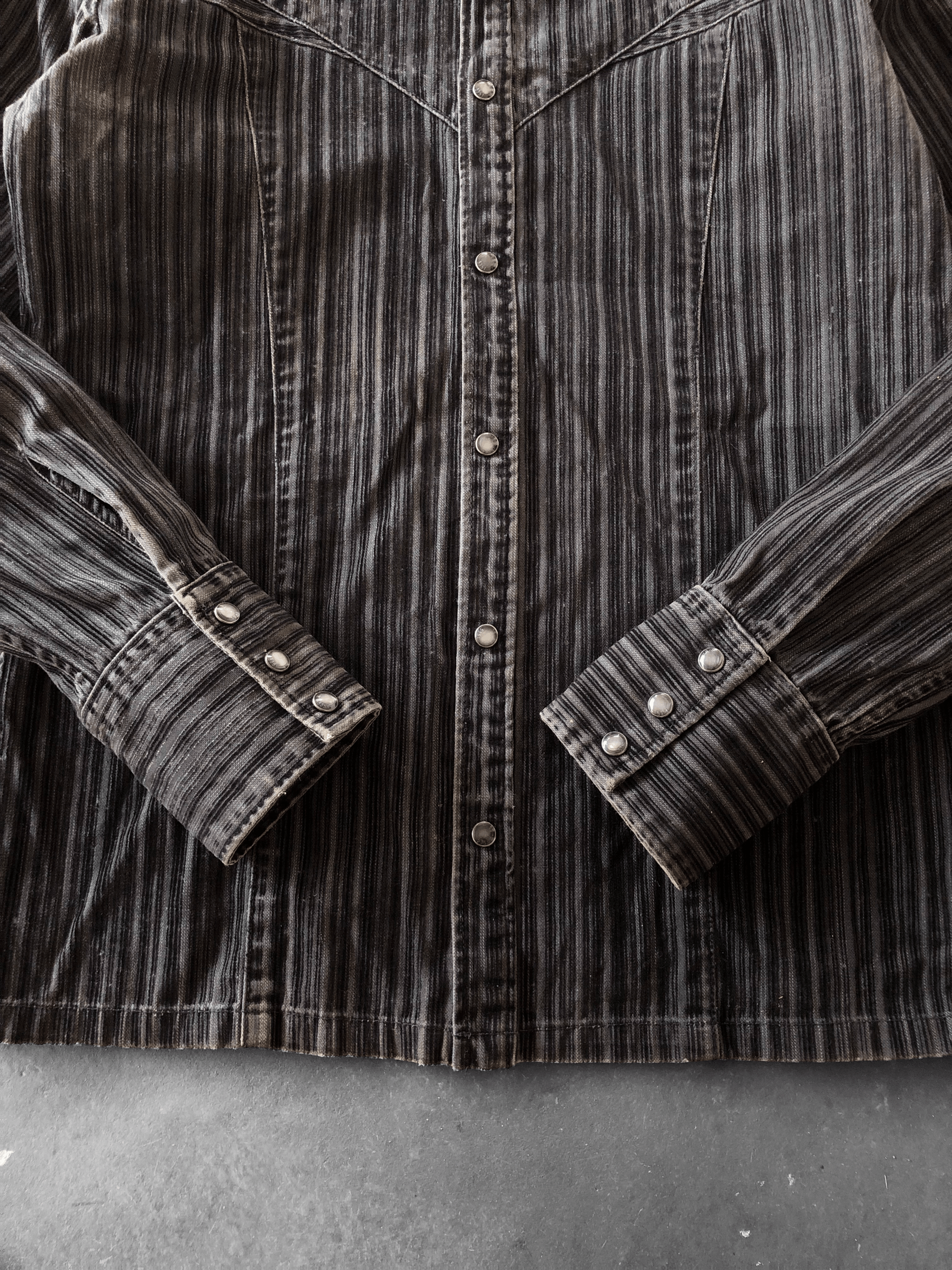 5351 POUR LES HOMMES CLASSIC WESTERN SNAP BUTTON JACKET MADE IN JAPAN Size US S / EU 44-46 / 1 - 6 Thumbnail