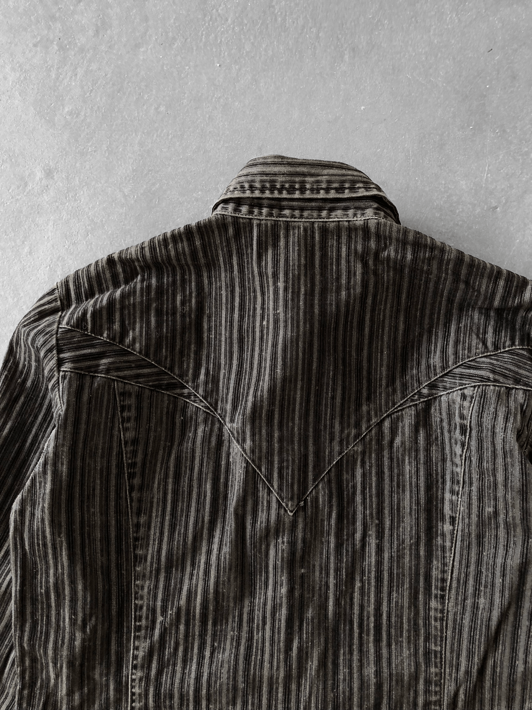 5351 POUR LES HOMMES CLASSIC WESTERN SNAP BUTTON JACKET MADE IN JAPAN Size US S / EU 44-46 / 1 - 5 Thumbnail