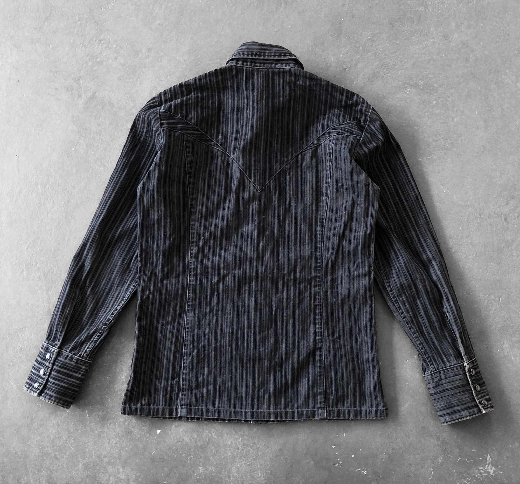 5351 POUR LES HOMMES CLASSIC WESTERN SNAP BUTTON JACKET MADE IN JAPAN Size US S / EU 44-46 / 1 - 2 Thumbnail