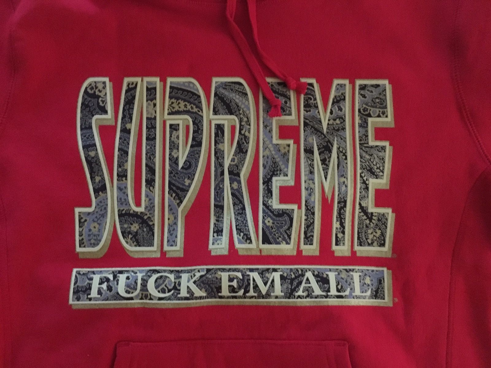 Supreme Fuck Em Hoodie | Grailed