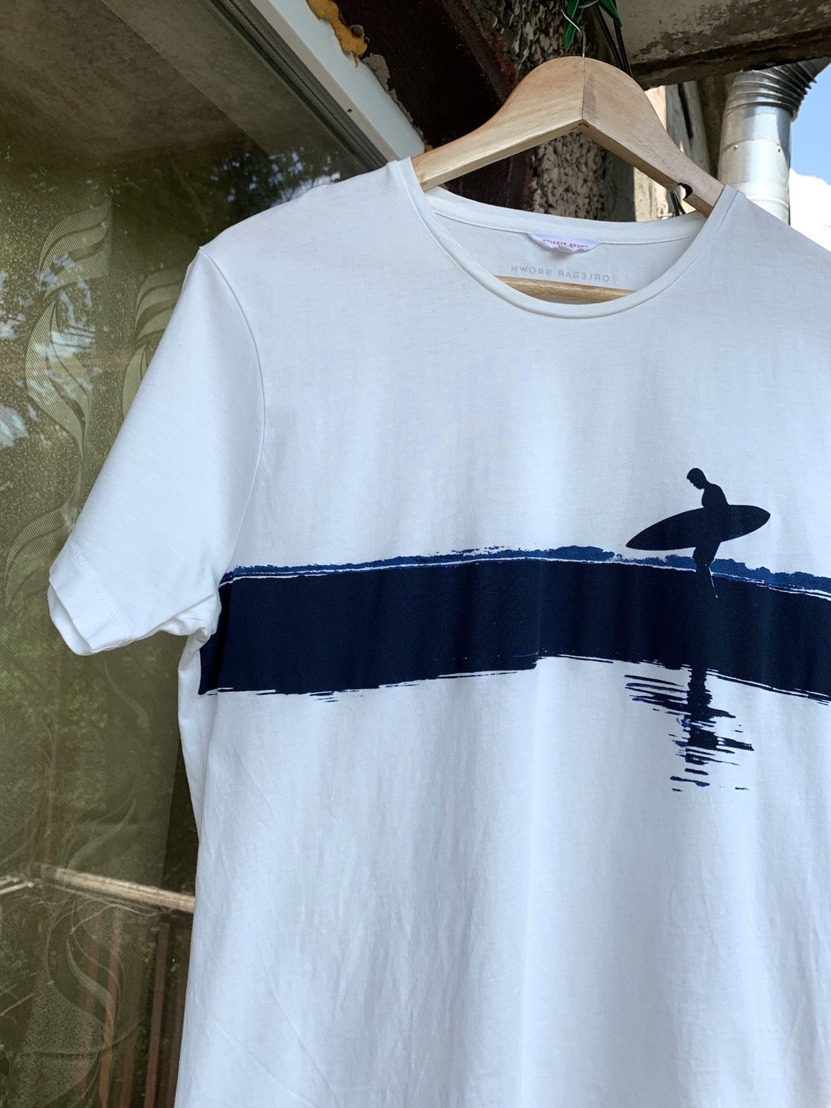 Orlebar Brown Orlebar Brown White Surfing T-Shirt Size US M / EU 48-50 / 2 - 3 Thumbnail