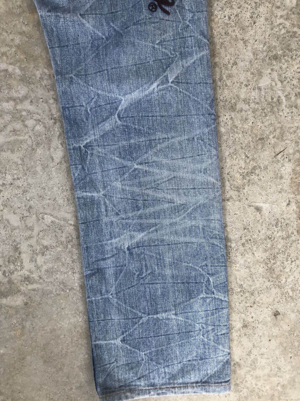 Japanese Brand Geronimo Navajo Patchwork Denim Size US 33 - 12 Thumbnail