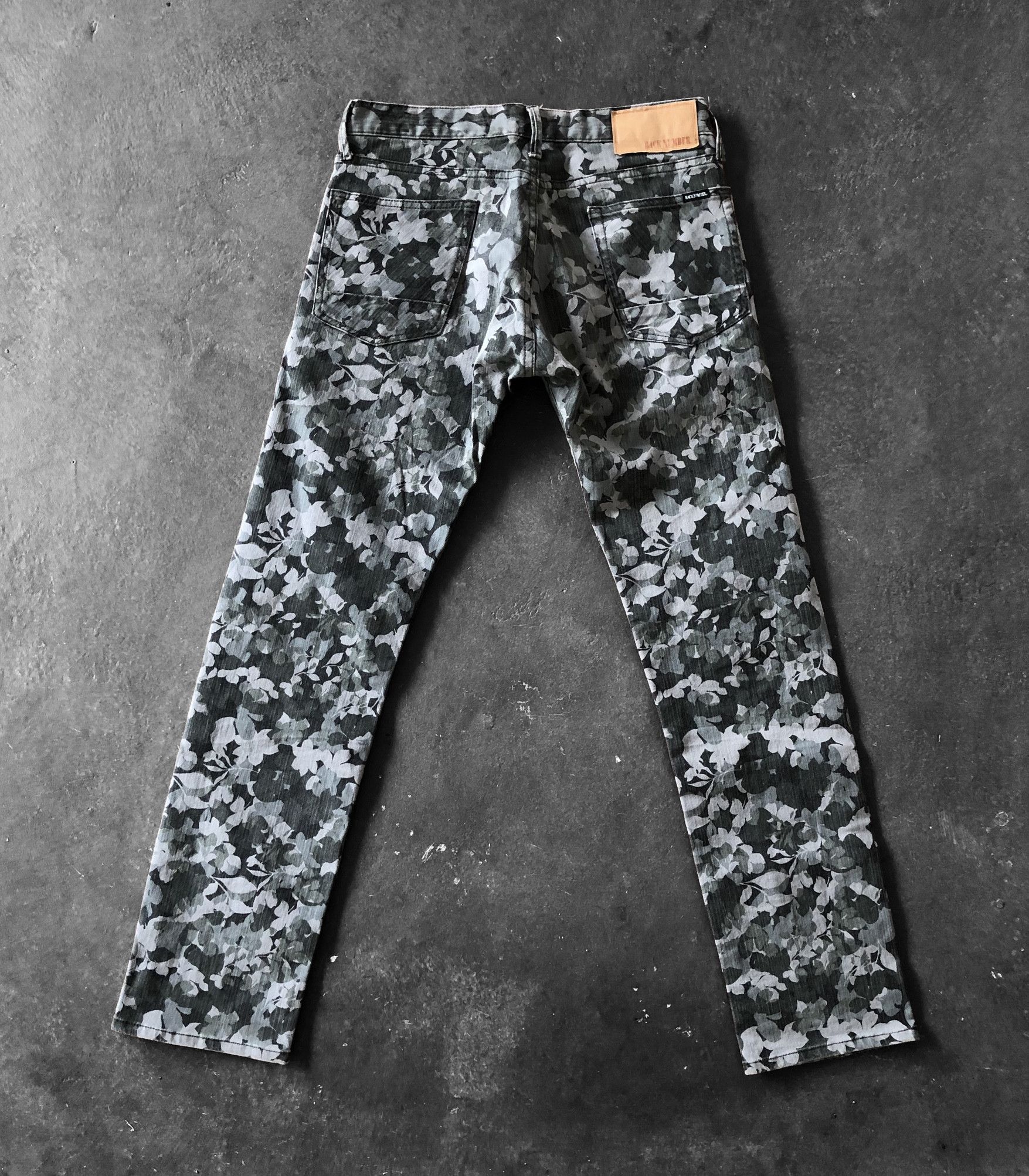 JAPAN’S BACK NUMBER COLOR DENIM FLORAL PRINT