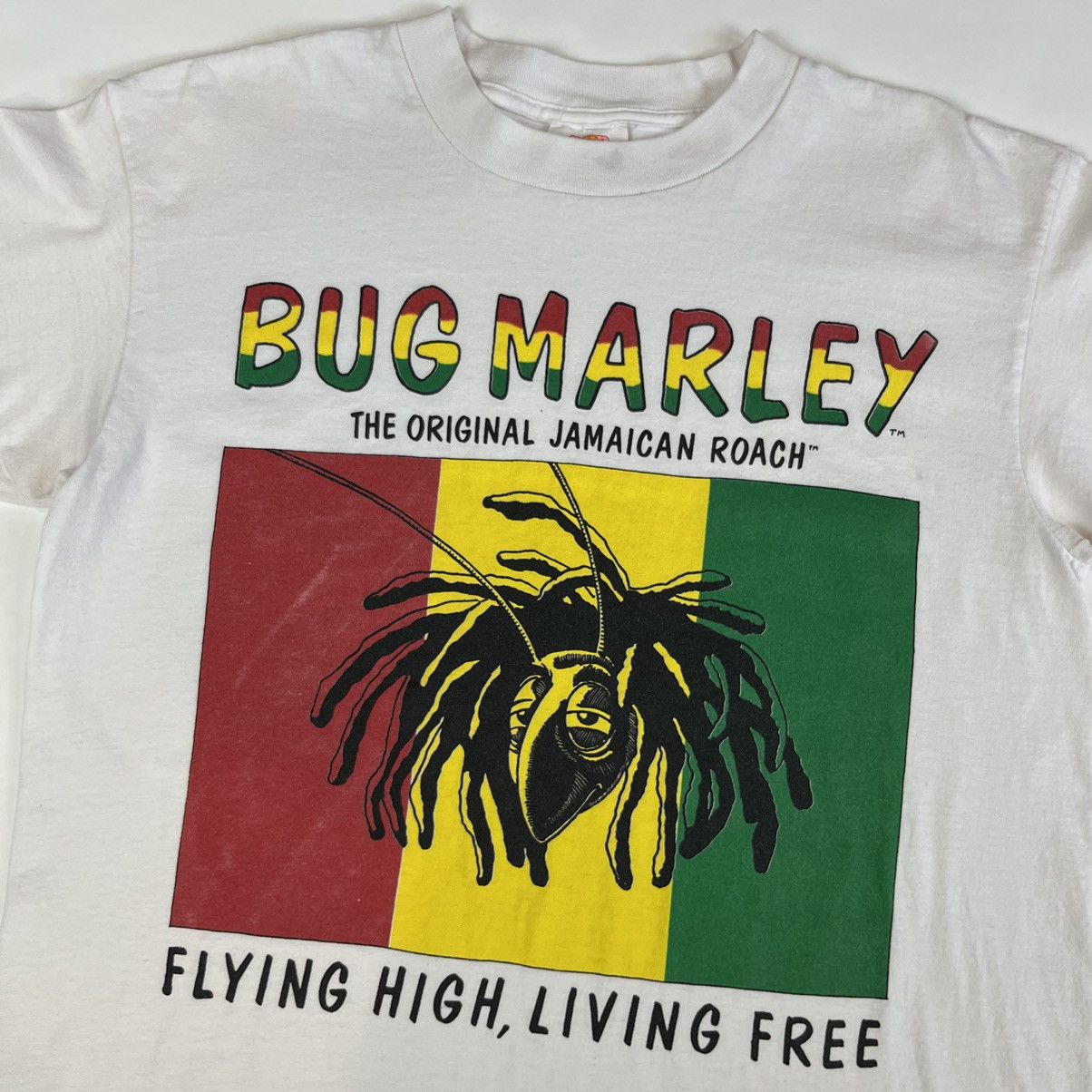 Rap Tees Vintage 90s Weed Bob Marley T-Shirt Size L Size US L / EU 52-54 / 3 - 3 Thumbnail