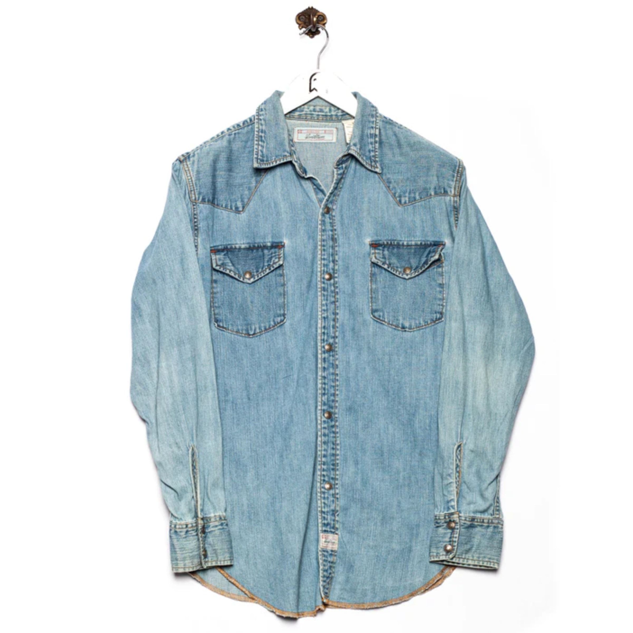Levi's Vintage Levis Denim Shirt Washed Look Blue | Grailed