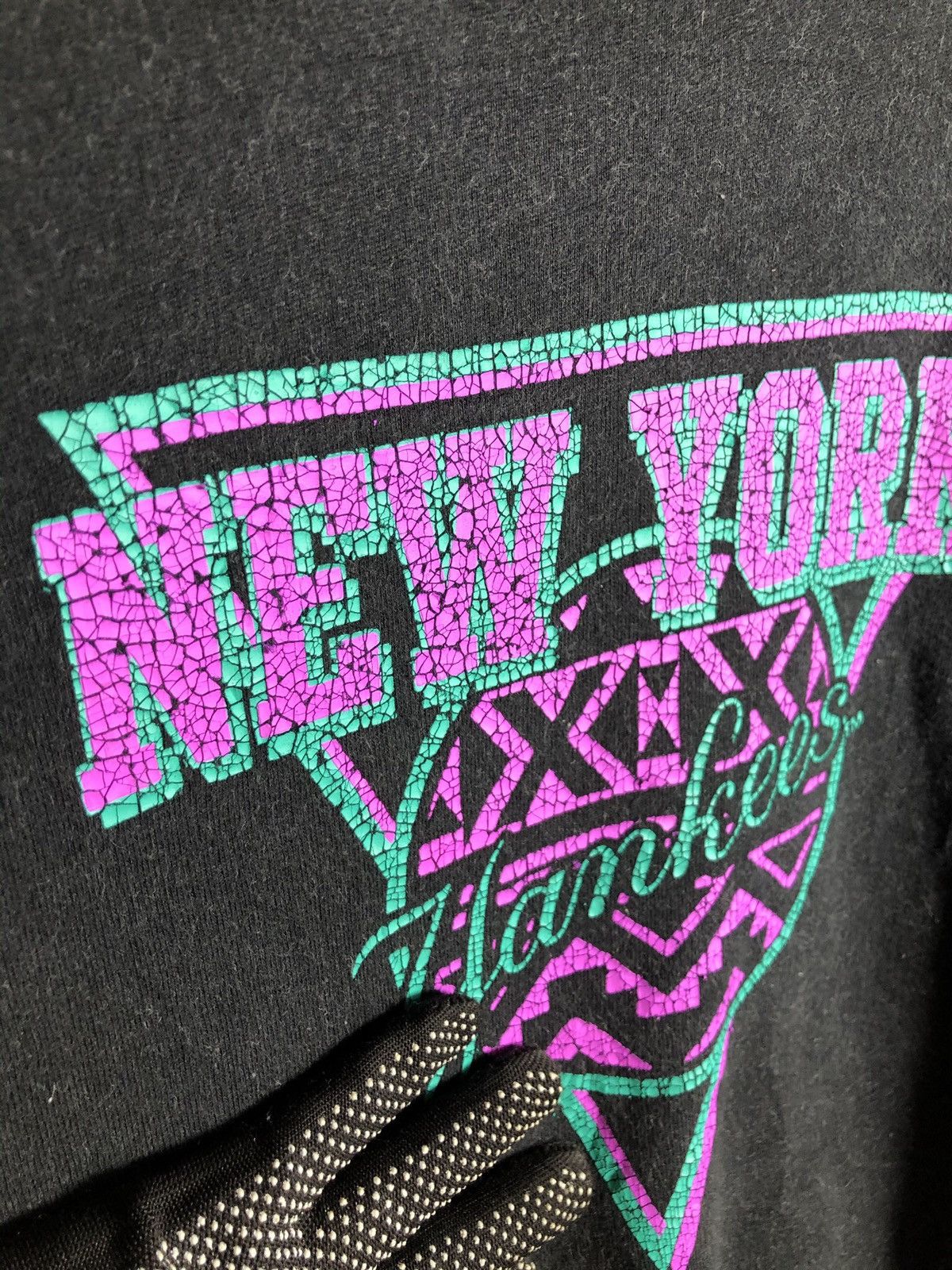 MLB × New York Yankees × Vintage Vintage 90s Mlb Yankess Sweatshirt Size US L / EU 52-54 / 3 - 3 Thumbnail