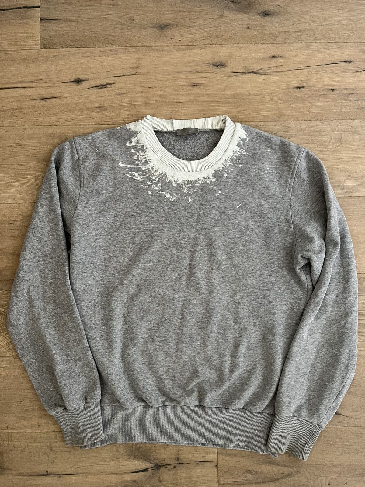 Dior Homme Paint Splatter Sweater