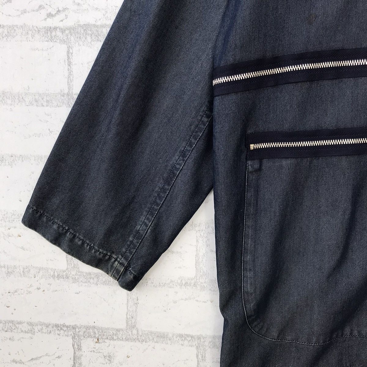 ATSURO TAYAMA Archival A.T Atsuro Tayama 100% Rayon Multi-Zipper Jacket Size L / US 10 / IT 46 - 6 Thumbnail
