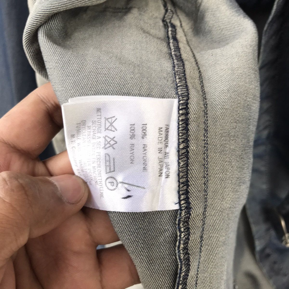 ATSURO TAYAMA Archival A.T Atsuro Tayama 100% Rayon Multi-Zipper Jacket Size L / US 10 / IT 46 - 11 Thumbnail