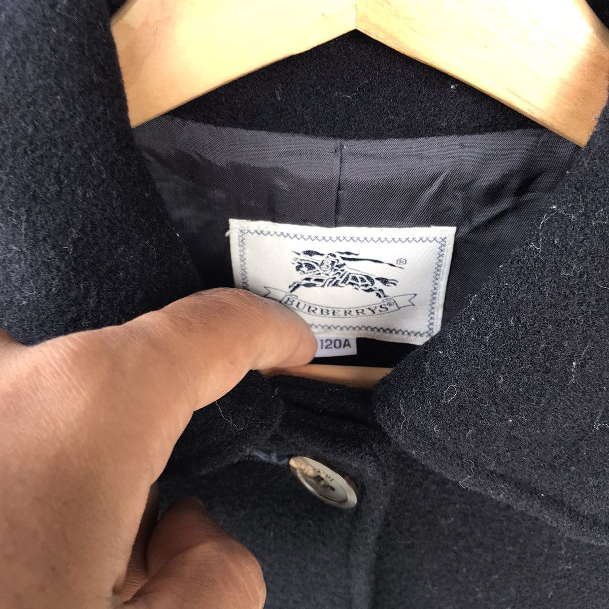 Burberry Burberry Wool Jacket Size S / US 4 / IT 40 - 3 Thumbnail