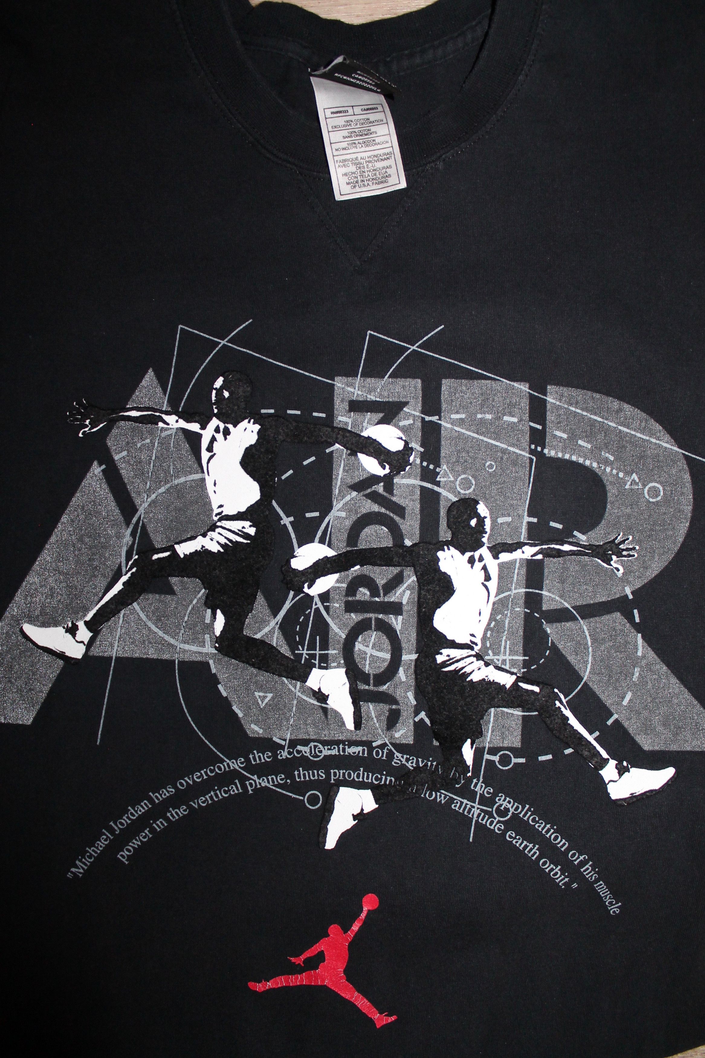 Jordan Brand Air Jordan T shirt Heavy Cotton Reflective Velvet Print Size US M / EU 48-50 / 2 - 10 Thumbnail