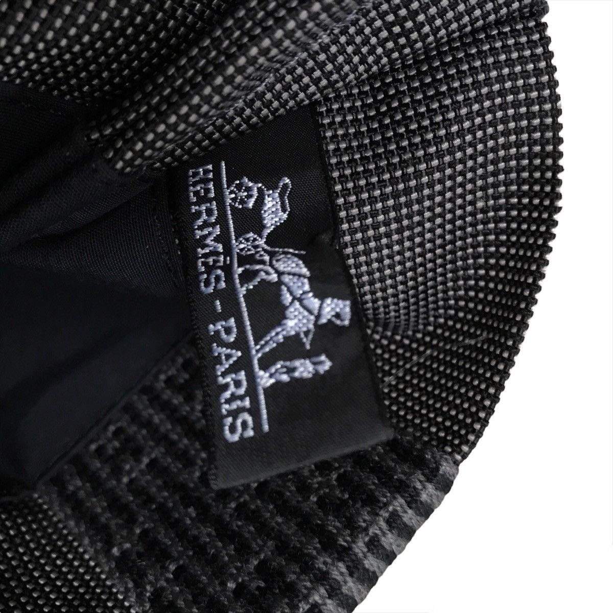 Hermes HERMES HERLINE BLACK CANVAS CROSSBODY POUCH POCHETTE Size ONE SIZE - 4 Thumbnail