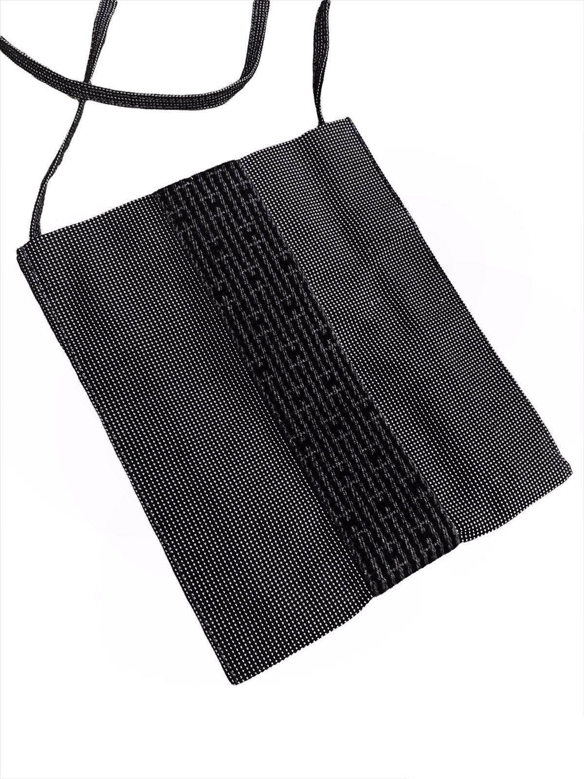 Hermes HERMES HERLINE BLACK CANVAS CROSSBODY POUCH POCHETTE Size ONE SIZE - 1 Thumbnail