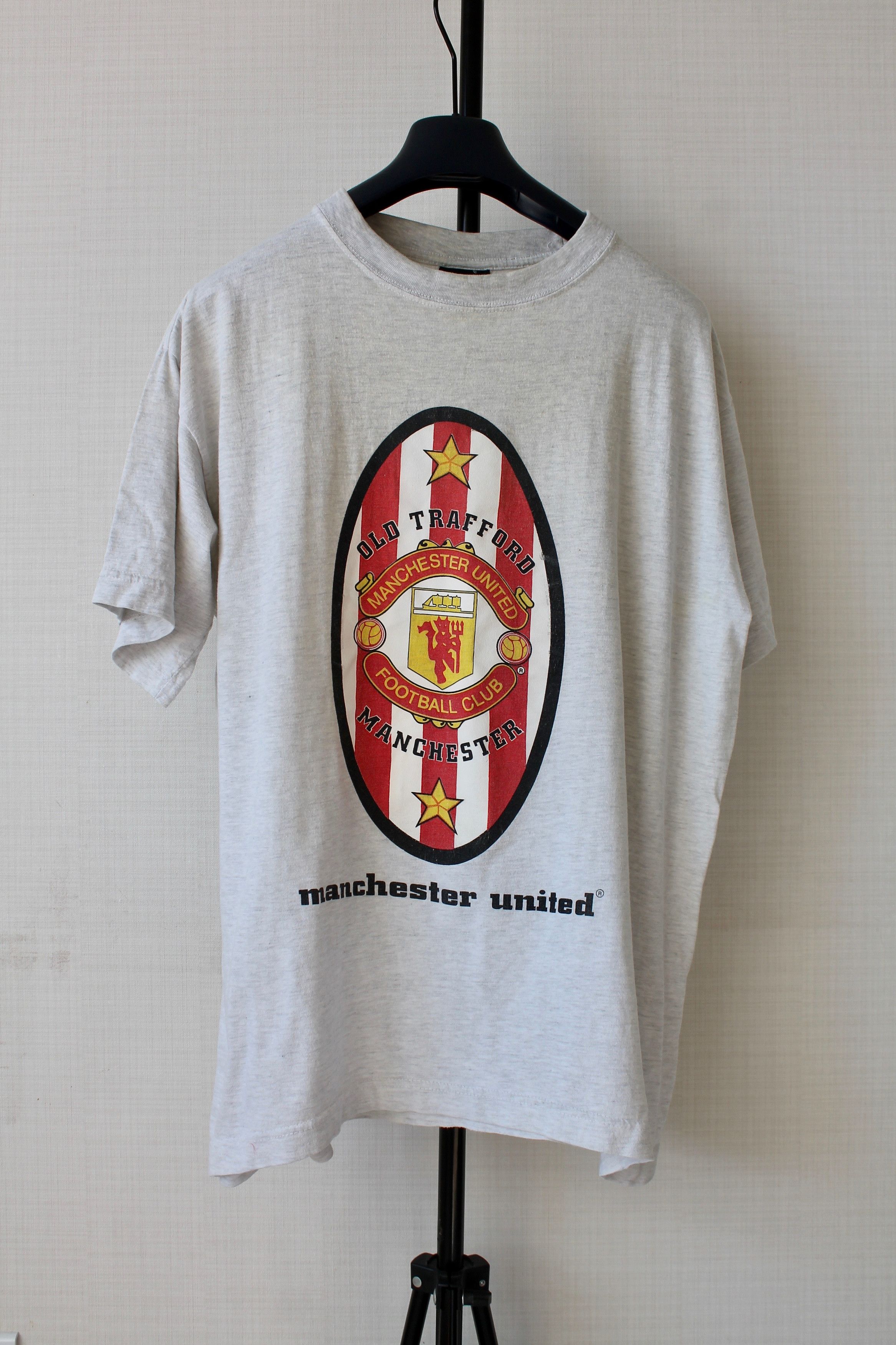 Vintage Manchester United Old Trafford VIntage t -shirt Cotton Size US XL / EU 56 / 4 - 2 Thumbnail