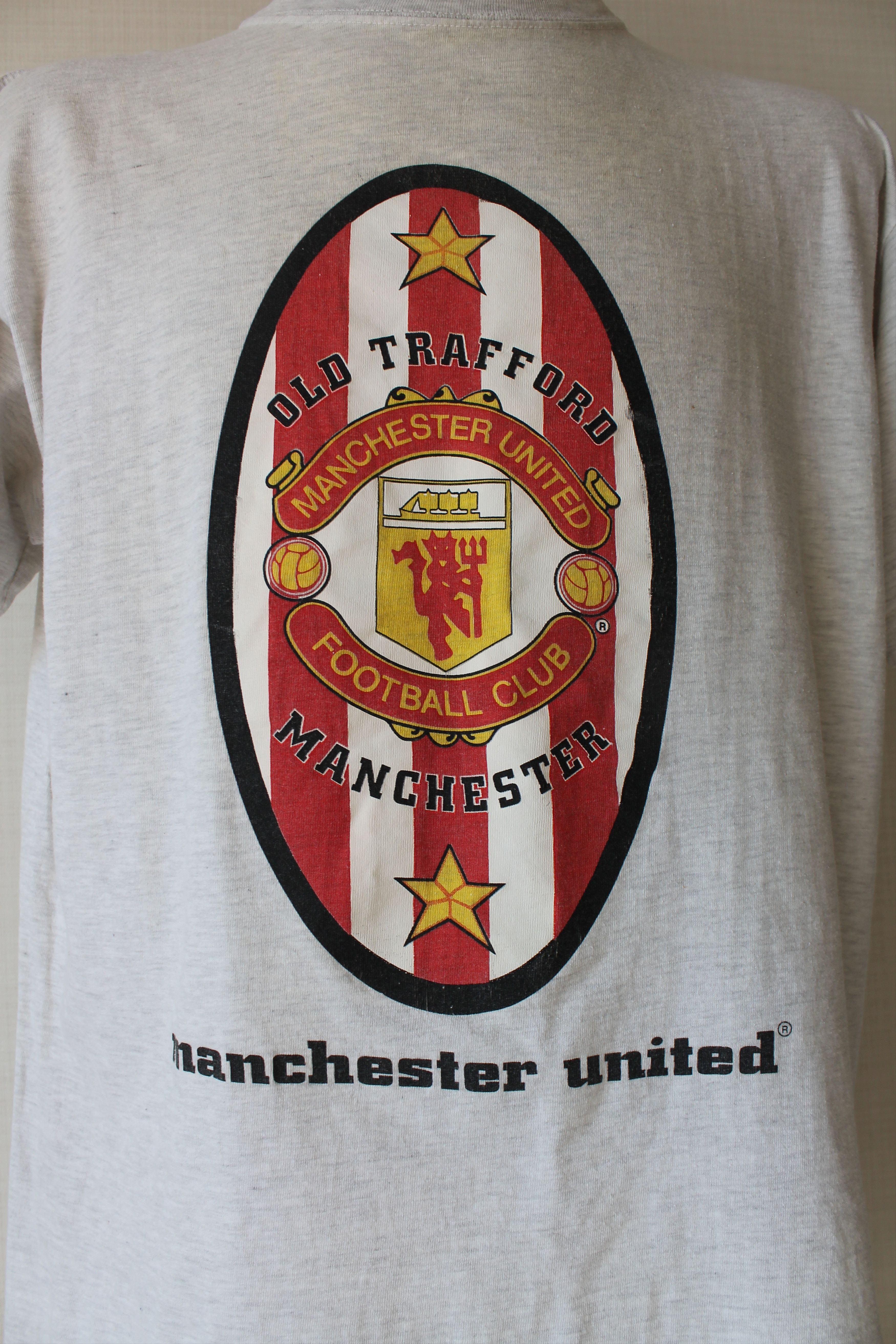 Vintage Manchester United Old Trafford VIntage t -shirt Cotton Size US XL / EU 56 / 4 - 3 Thumbnail