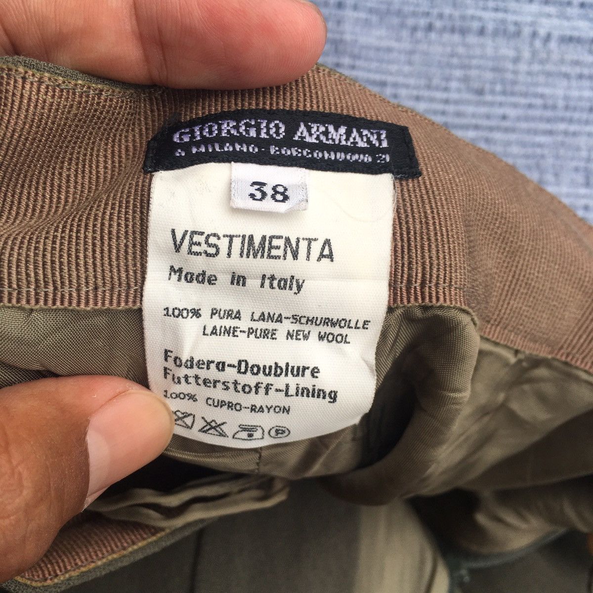 Giorgio Armani vintage giorgio armani Size US 28 / EU 44 - 6 Thumbnail